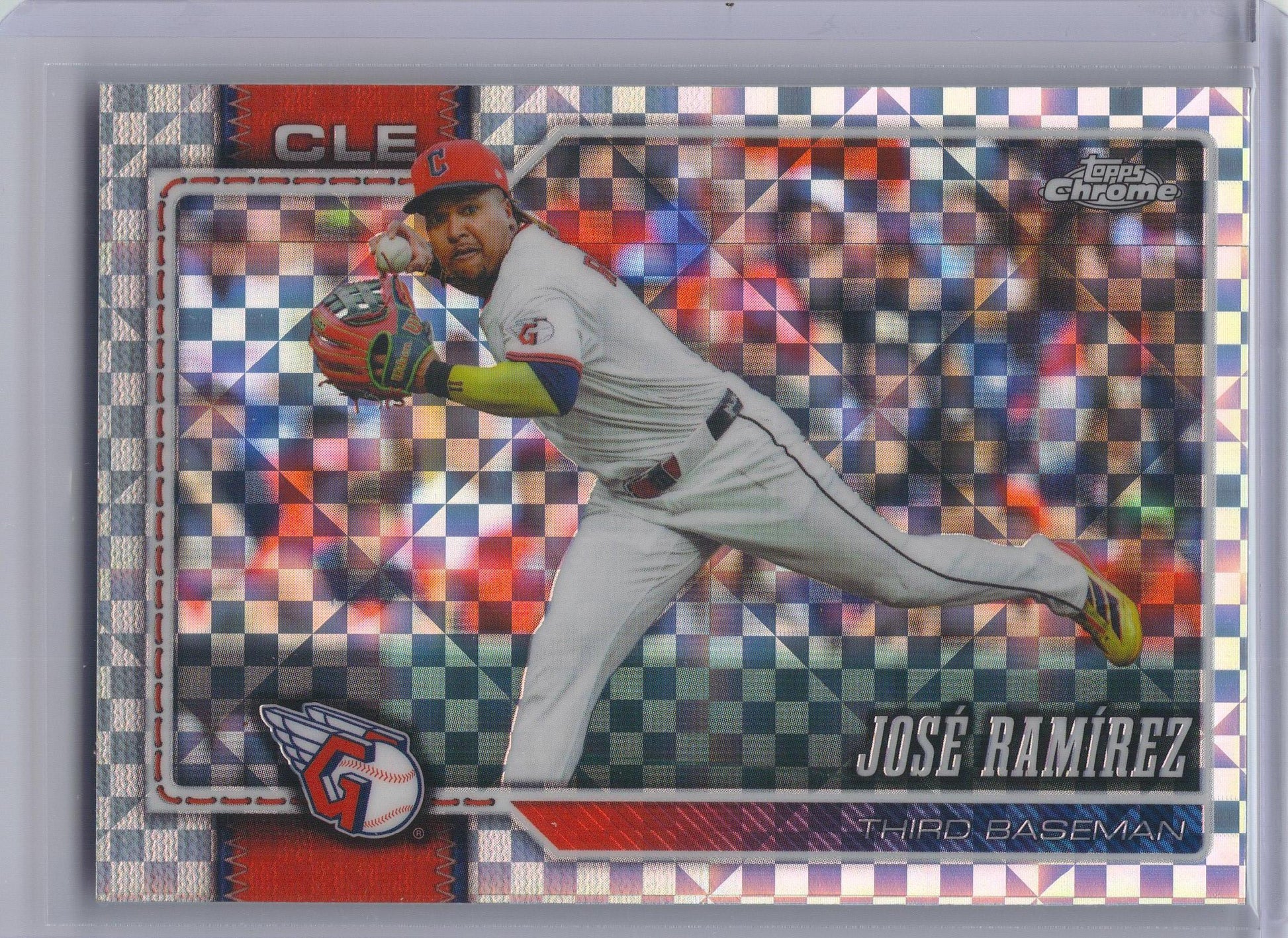 2026 Topps Chrome #127 José Ramírez X-Fractors Cleveland Guardians