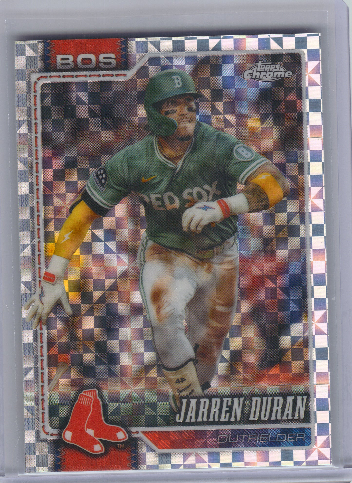 2026 Topps Chrome #95 Jarren Duran X-Fractors Boston Red Sox