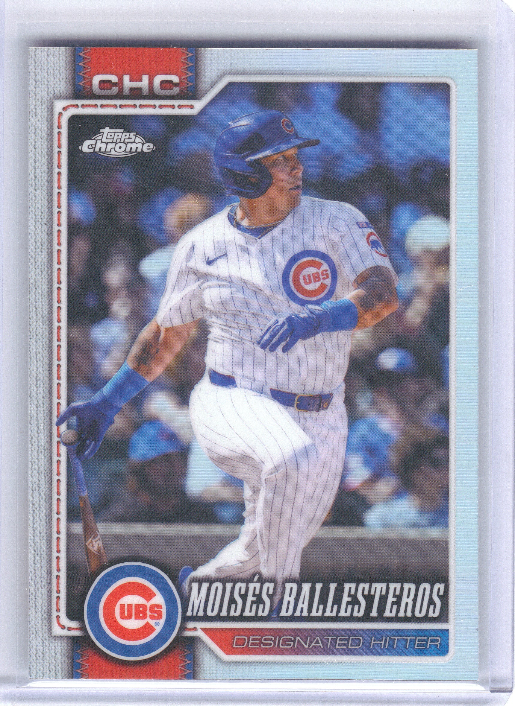 2026 Topps Chrome #264 Moisés Ballesteros Refractors Chicago Cubs