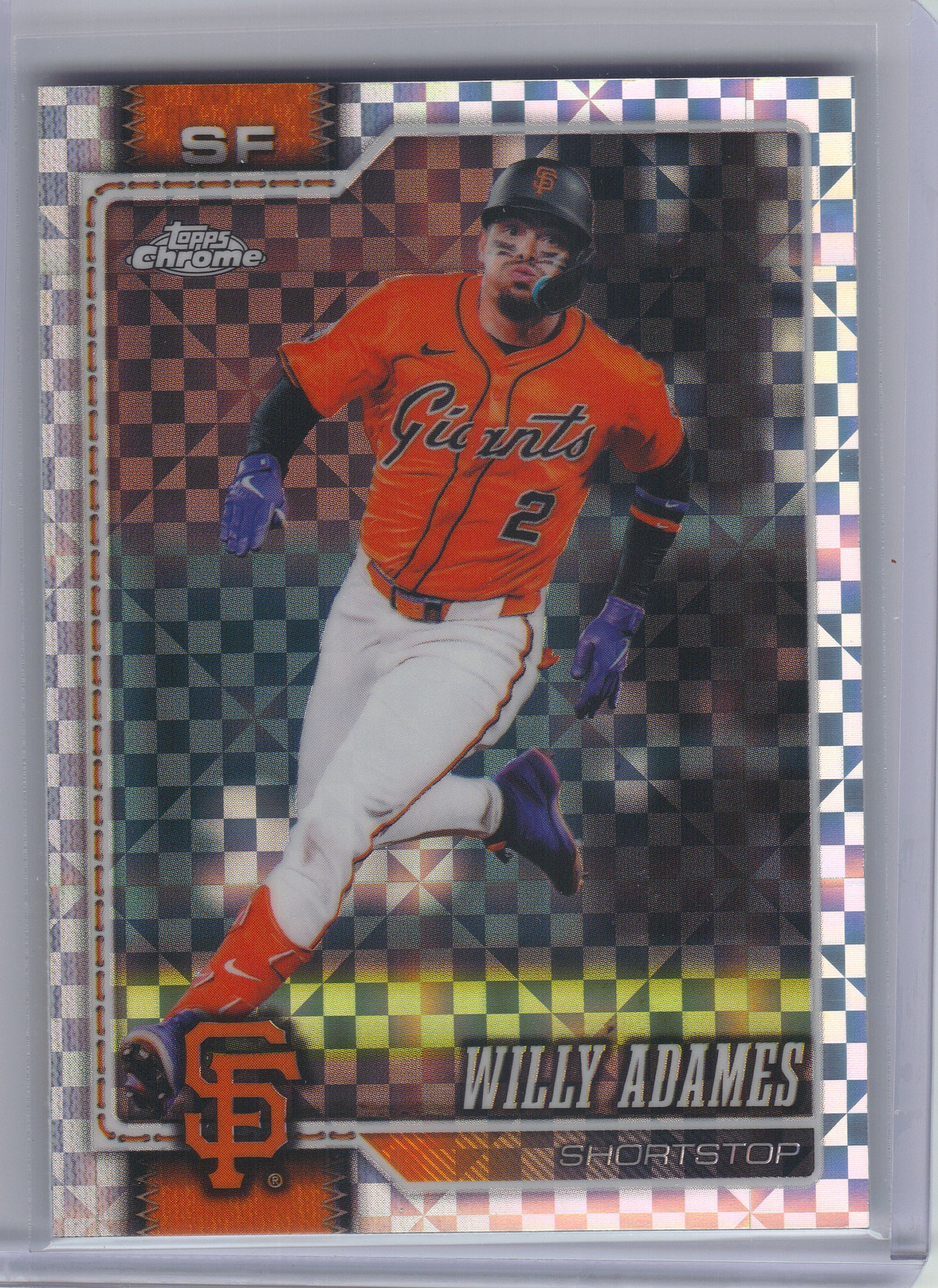 2026 Topps Chrome #140 Willy Adames X-Fractors San Francisco Giants