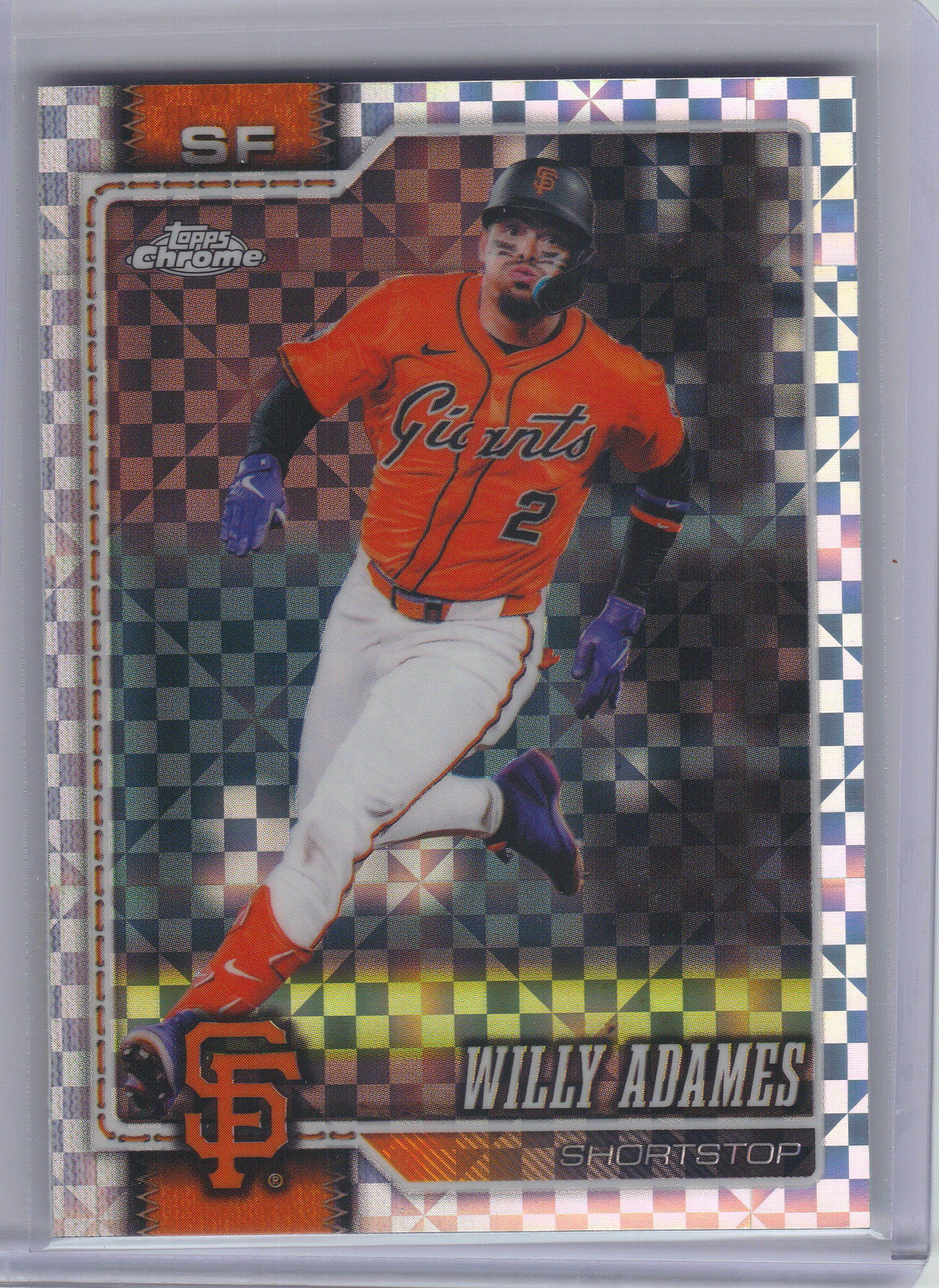 2026 Topps Chrome #140 Willy Adames X-Fractors San Francisco Giants