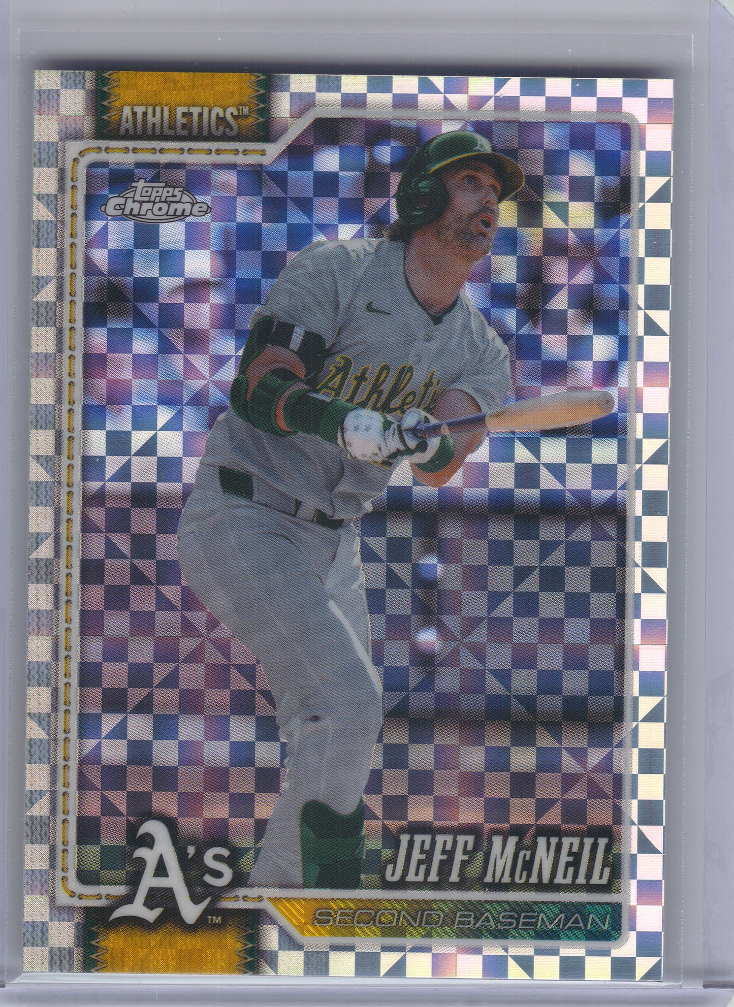 2026 Topps Chrome #164 Jeff McNeil X-Fractors Athletics