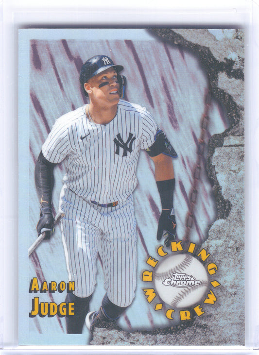2026 Topps Chrome #WC-1 Aaron Judge Wrecking Crew New York Yankees