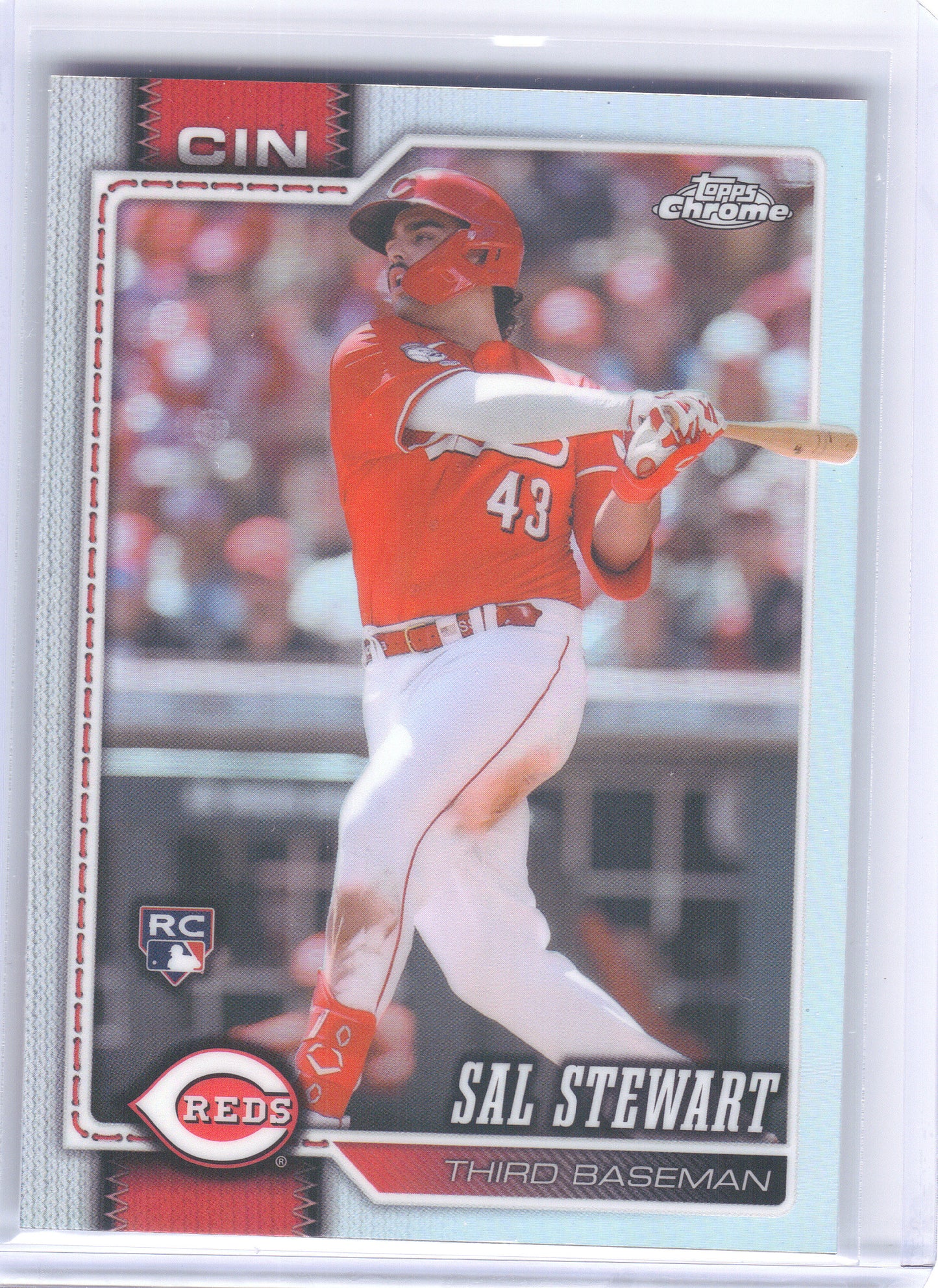 2026 Topps Chrome #6 Sal Stewart Refractors Cincinnati Reds RC