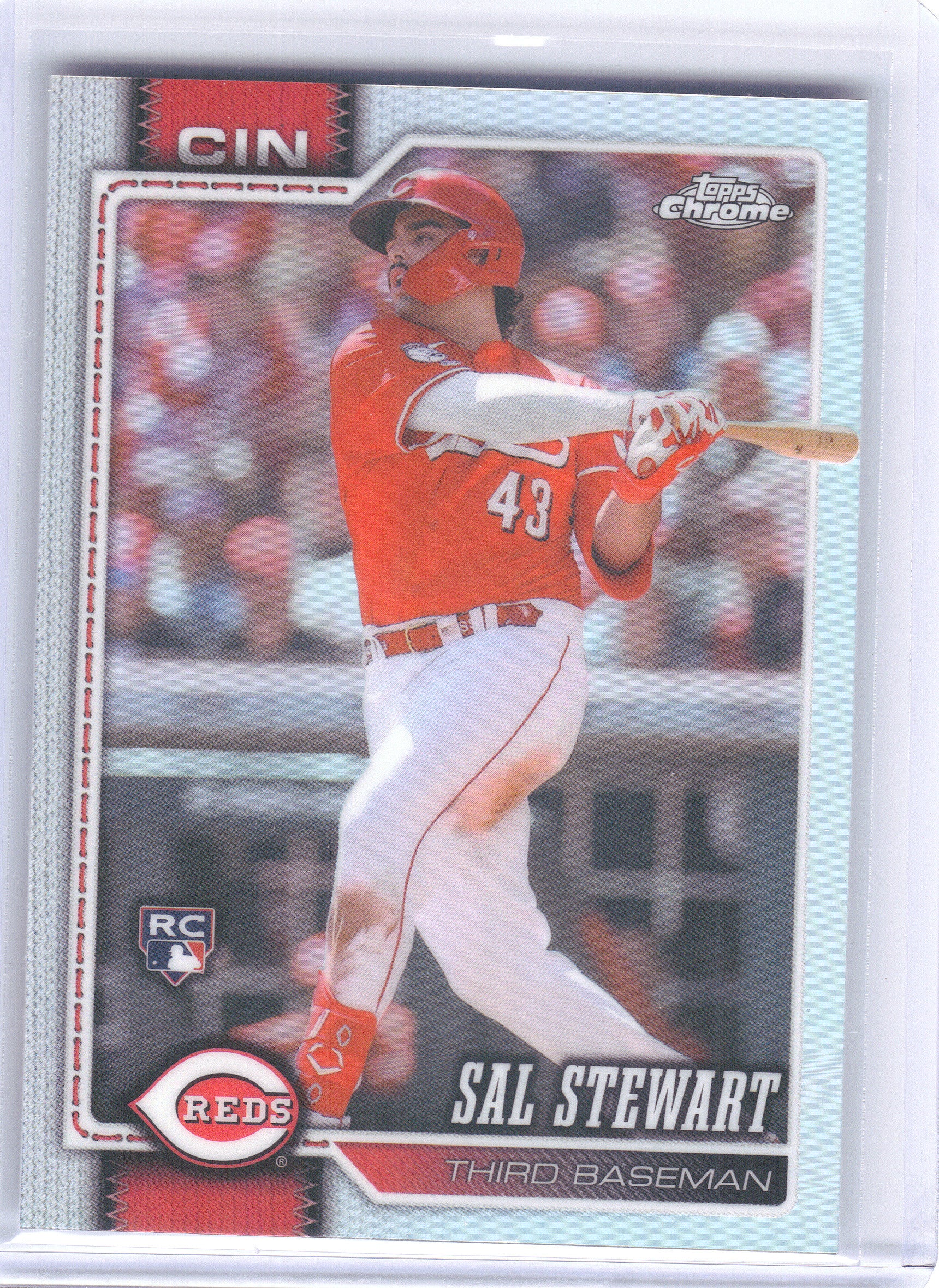 2026 Topps Chrome #6 Sal Stewart Refractors Cincinnati Reds RC