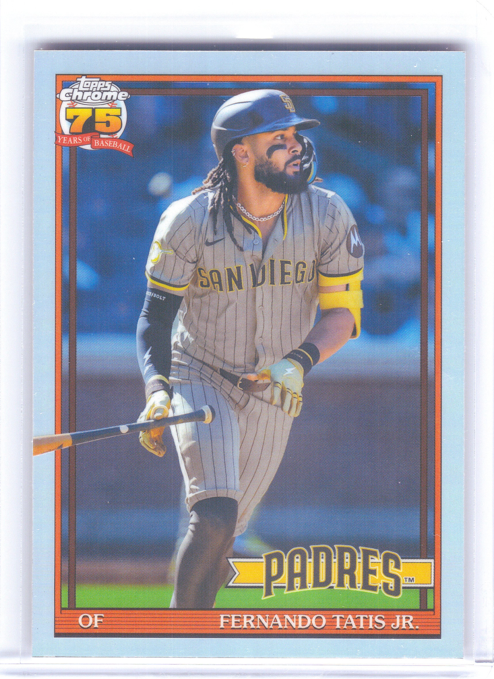 2026 Topps Chrome #91CB-12 Fernando Tatis Jr. 1991 Topps Baseball 35th Anniversary San Diego Padres