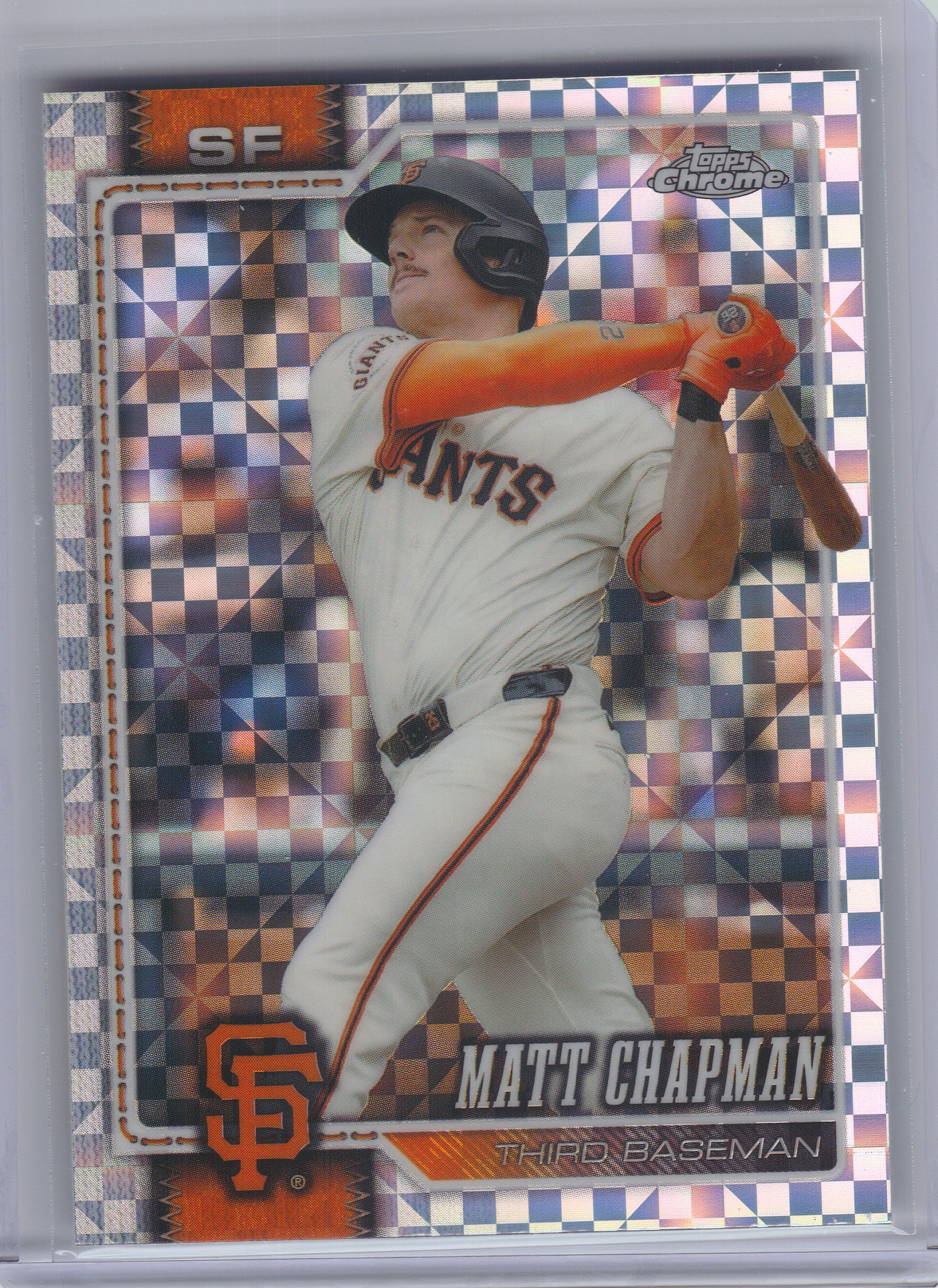 2026 Topps Chrome #193 Matt Chapman X-Fractors San Francisco Giants