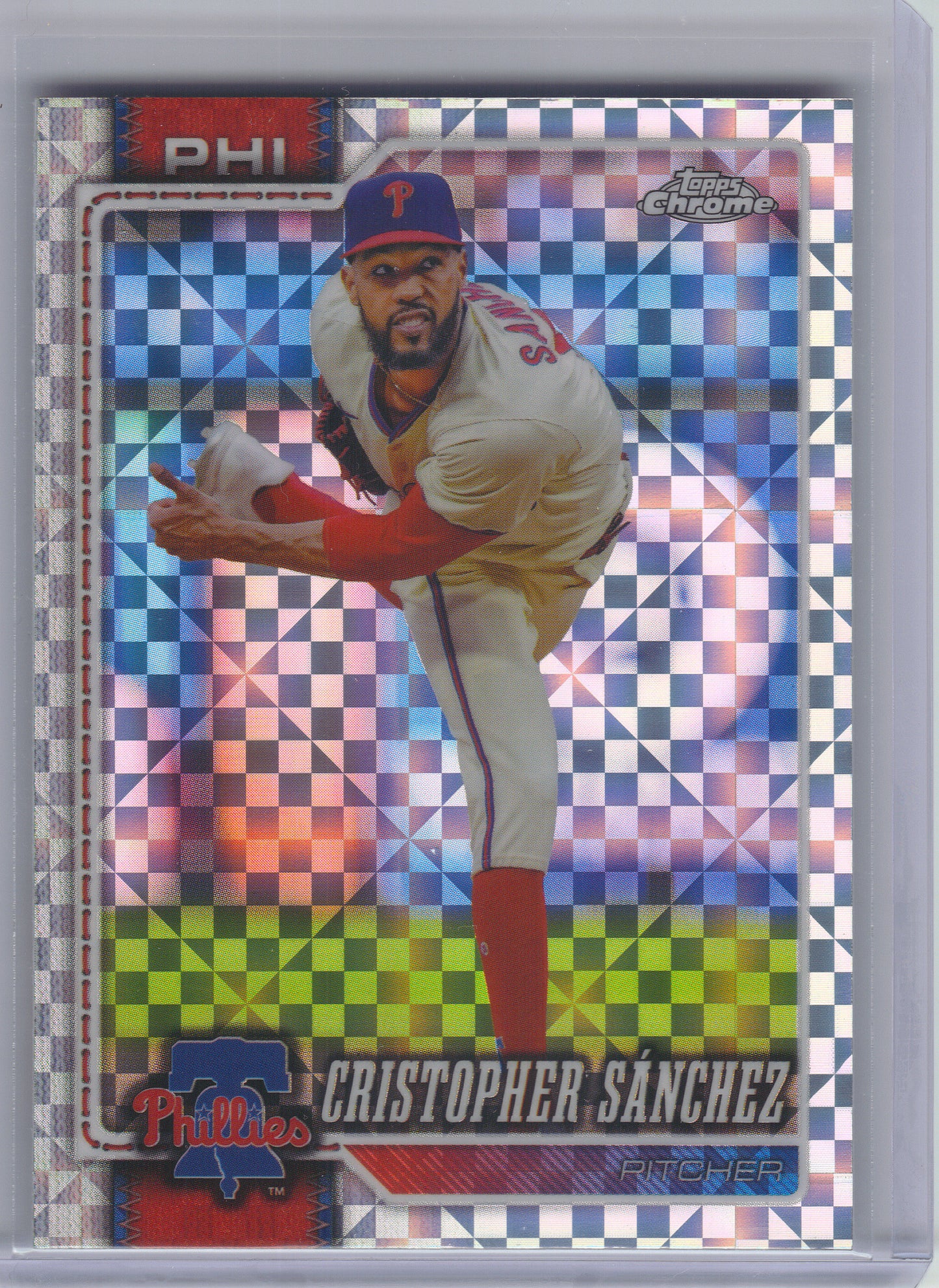 2026 Topps Chrome #270 Cristopher Sánchez X-Fractors Philadelphia Phillies