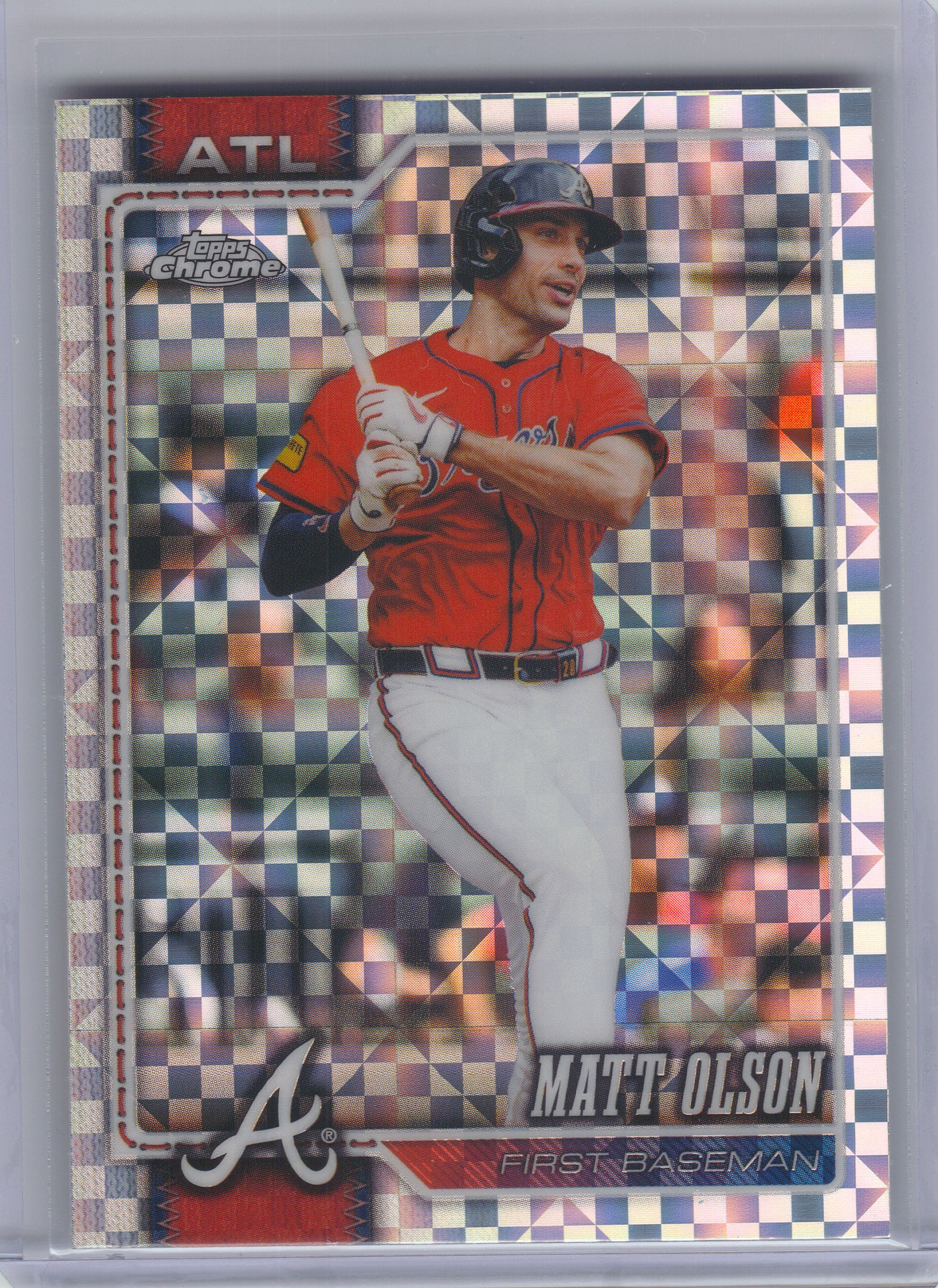2026 Topps Chrome #241 Matt Olson X-Fractors Atlanta Braves