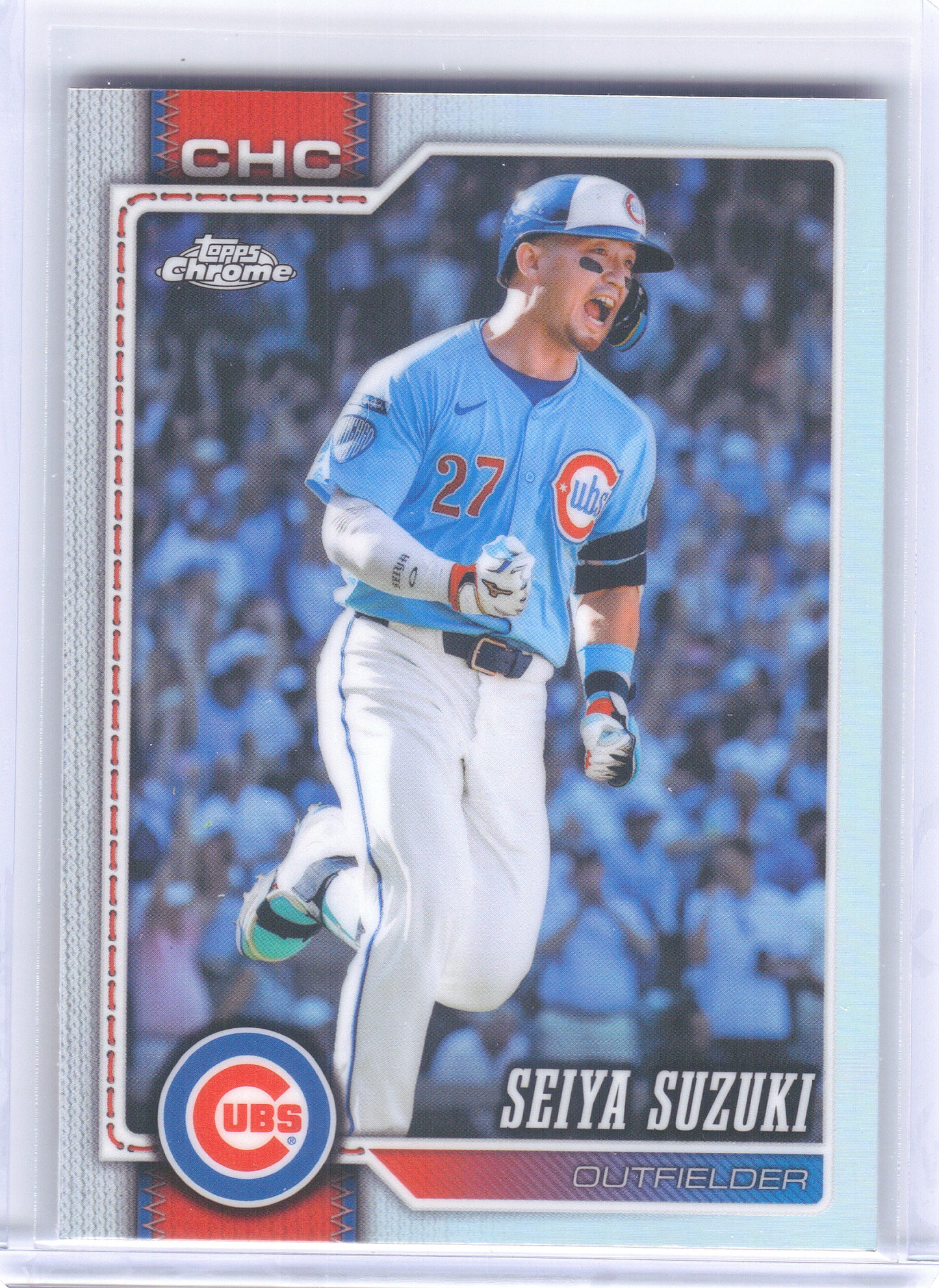 2026 Topps Chrome #34 Seiya Suzuki Refractors Chicago Cubs
