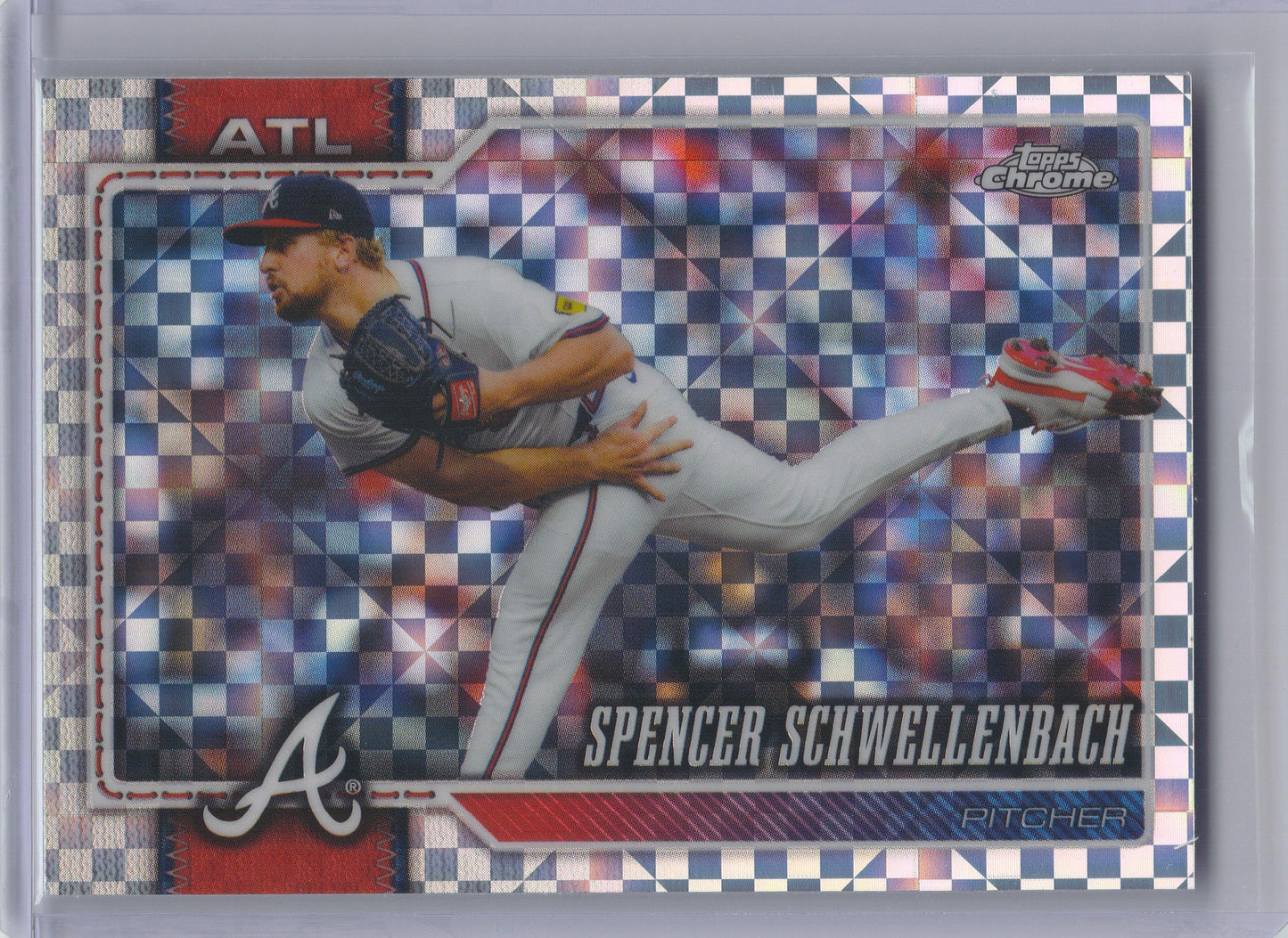 2026 Topps Chrome #80 Spencer Schwellenbach X-Fractors Atlanta Braves