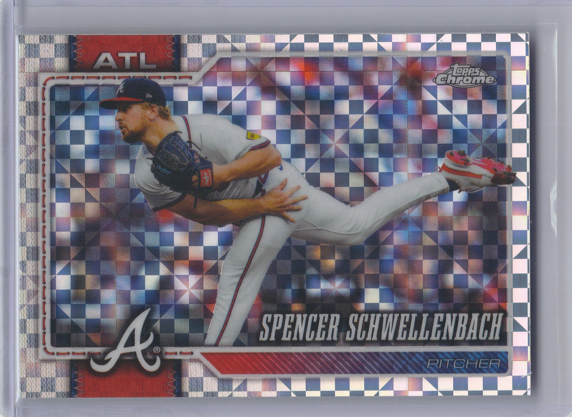2026 Topps Chrome #80 Spencer Schwellenbach X-Fractors Atlanta Braves