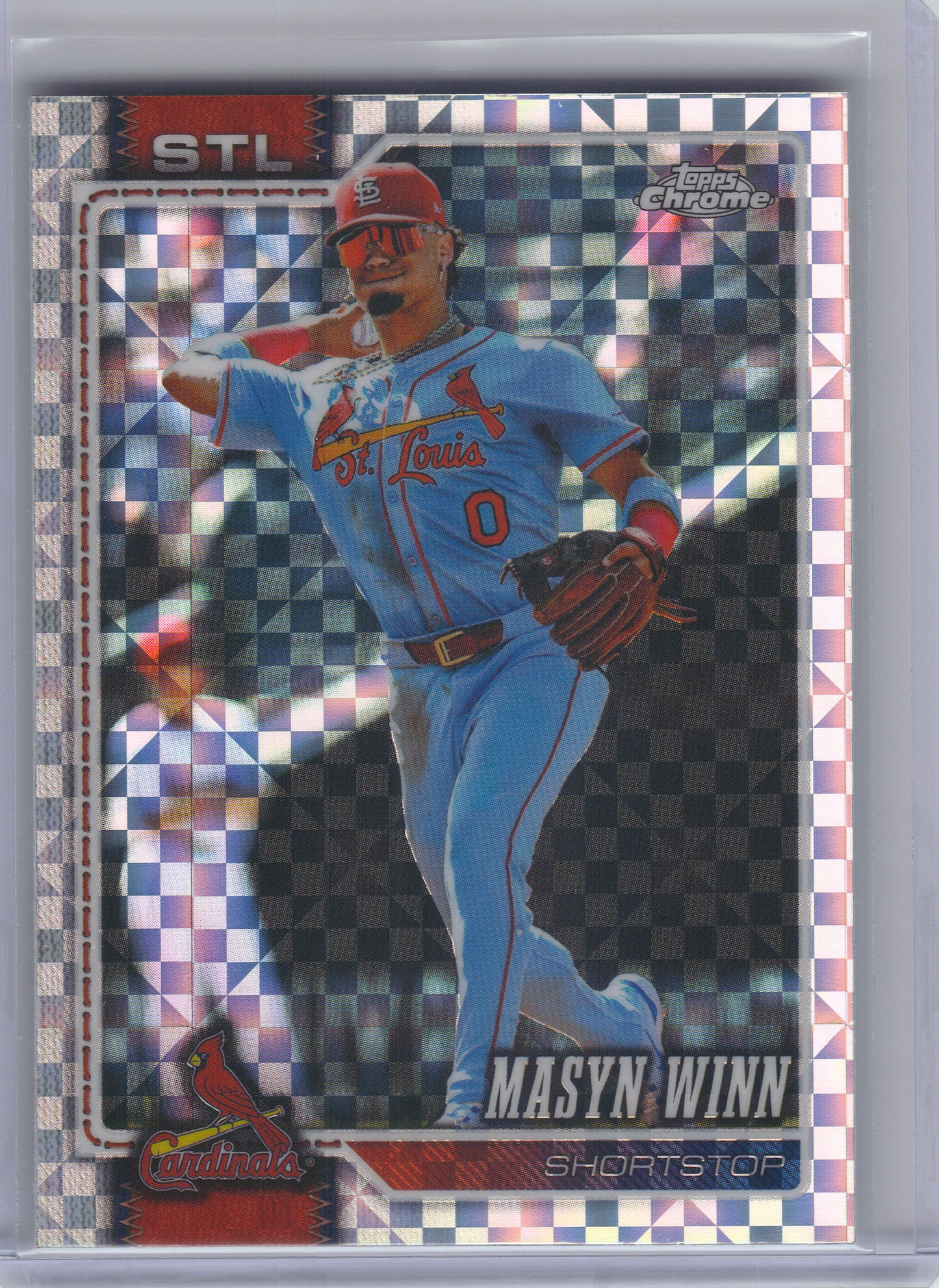 2026 Topps Chrome #217 Masyn Winn X-Fractors St. Louis Cardinals
