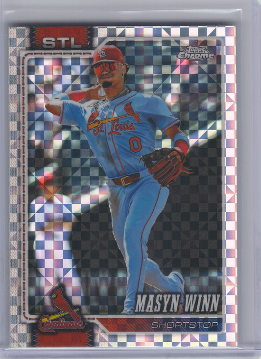 2026 Topps Chrome #217 Masyn Winn X-Fractors St. Louis Cardinals