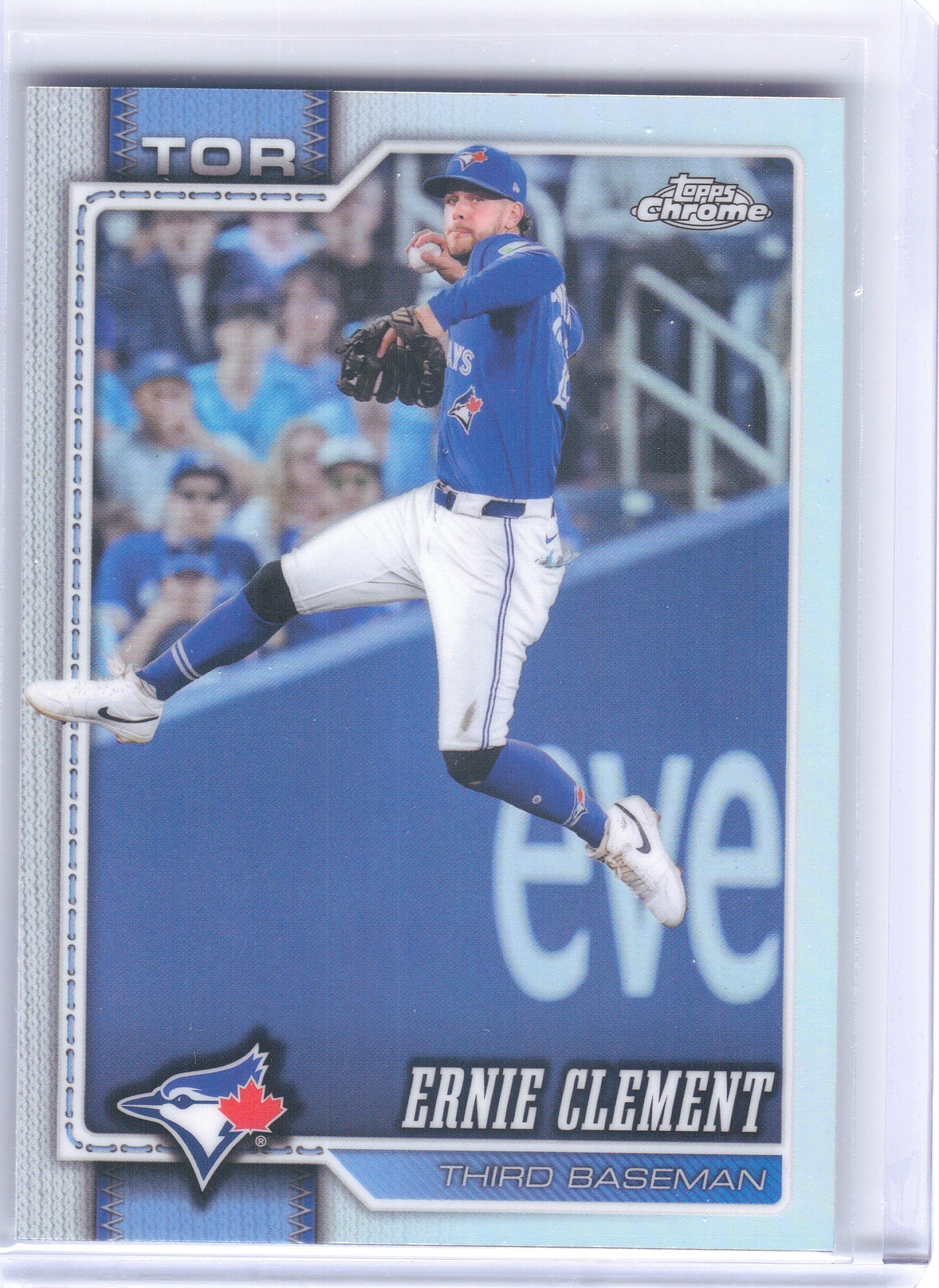 2026 Topps Chrome #106 Ernie Clement Refractors Toronto Blue Jays