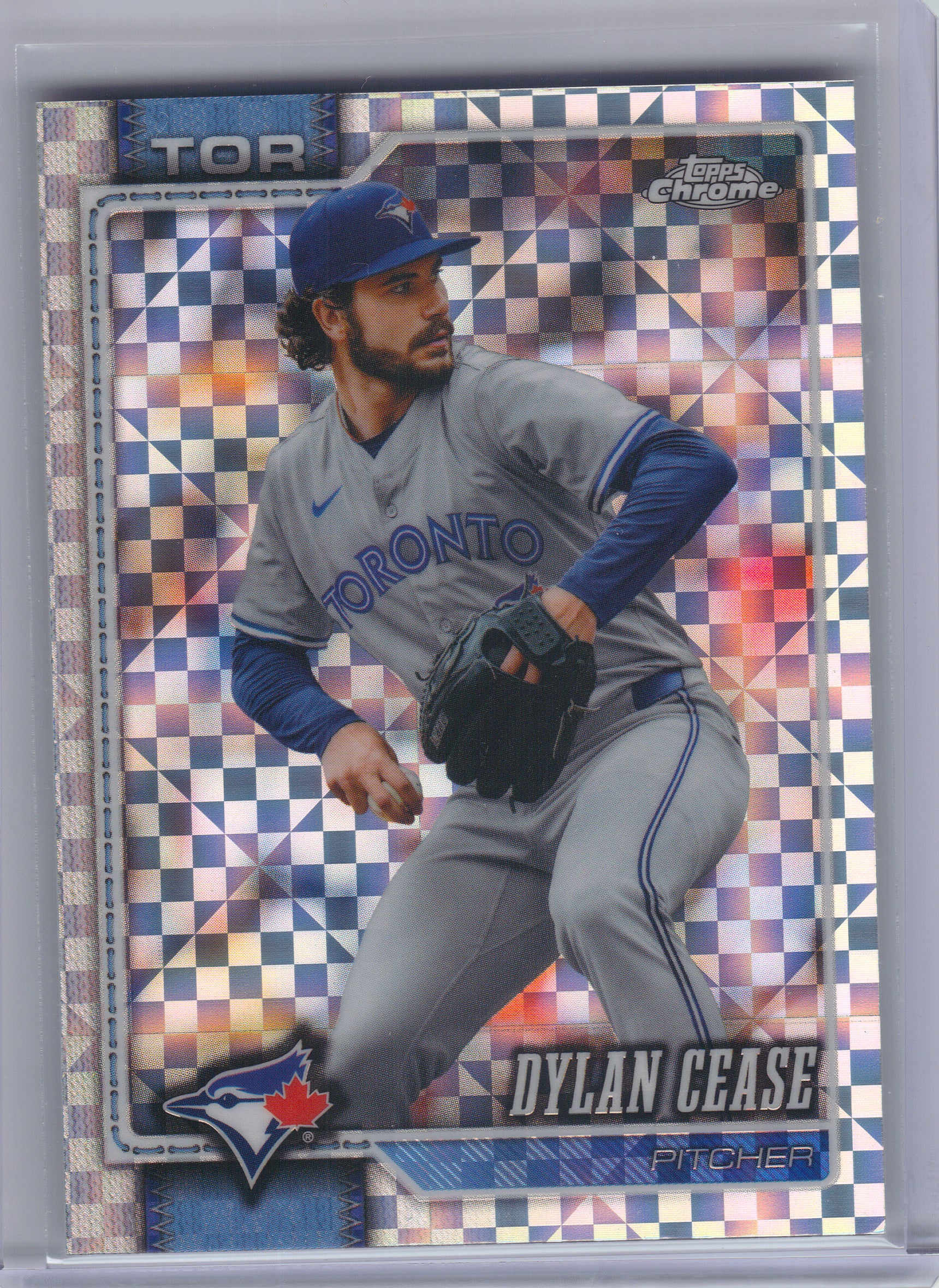 2026 Topps Chrome #208 Dylan Cease X-Fractors Toronto Blue Jays