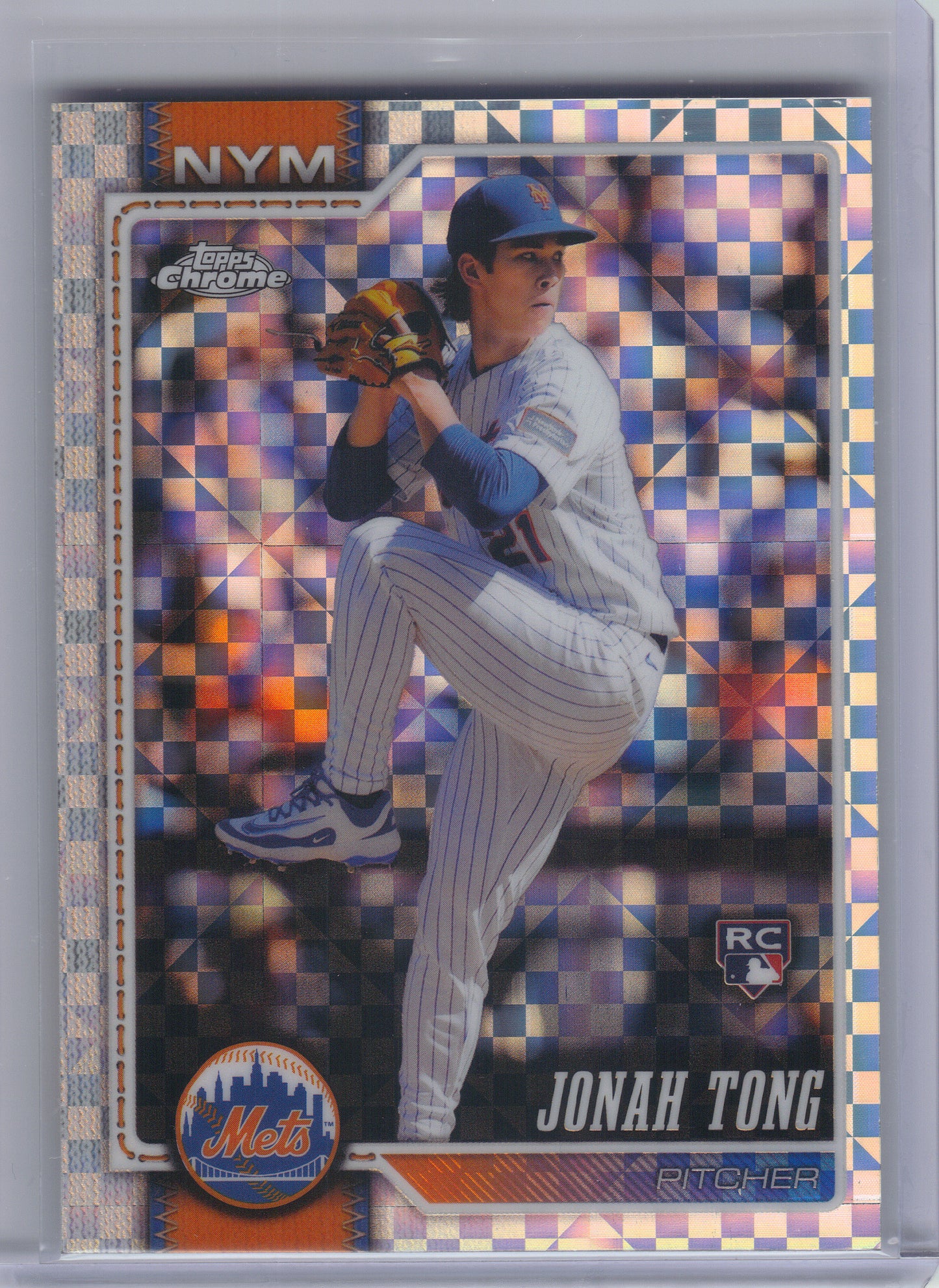 2026 Topps Chrome #269 Jonah Tong X-Fractors New York Mets RC