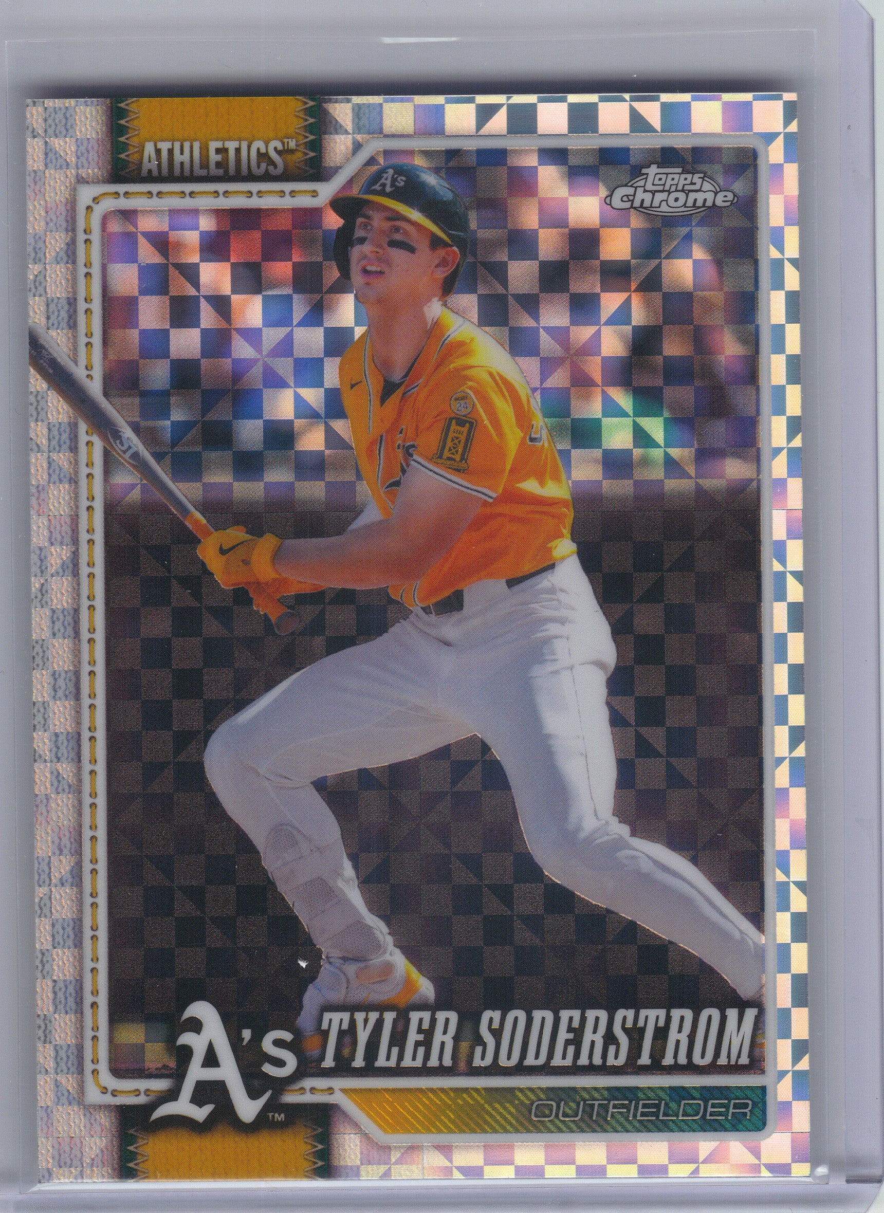 2026 Topps Chrome #211 Tyler Soderstrom X-Fractors Athletics