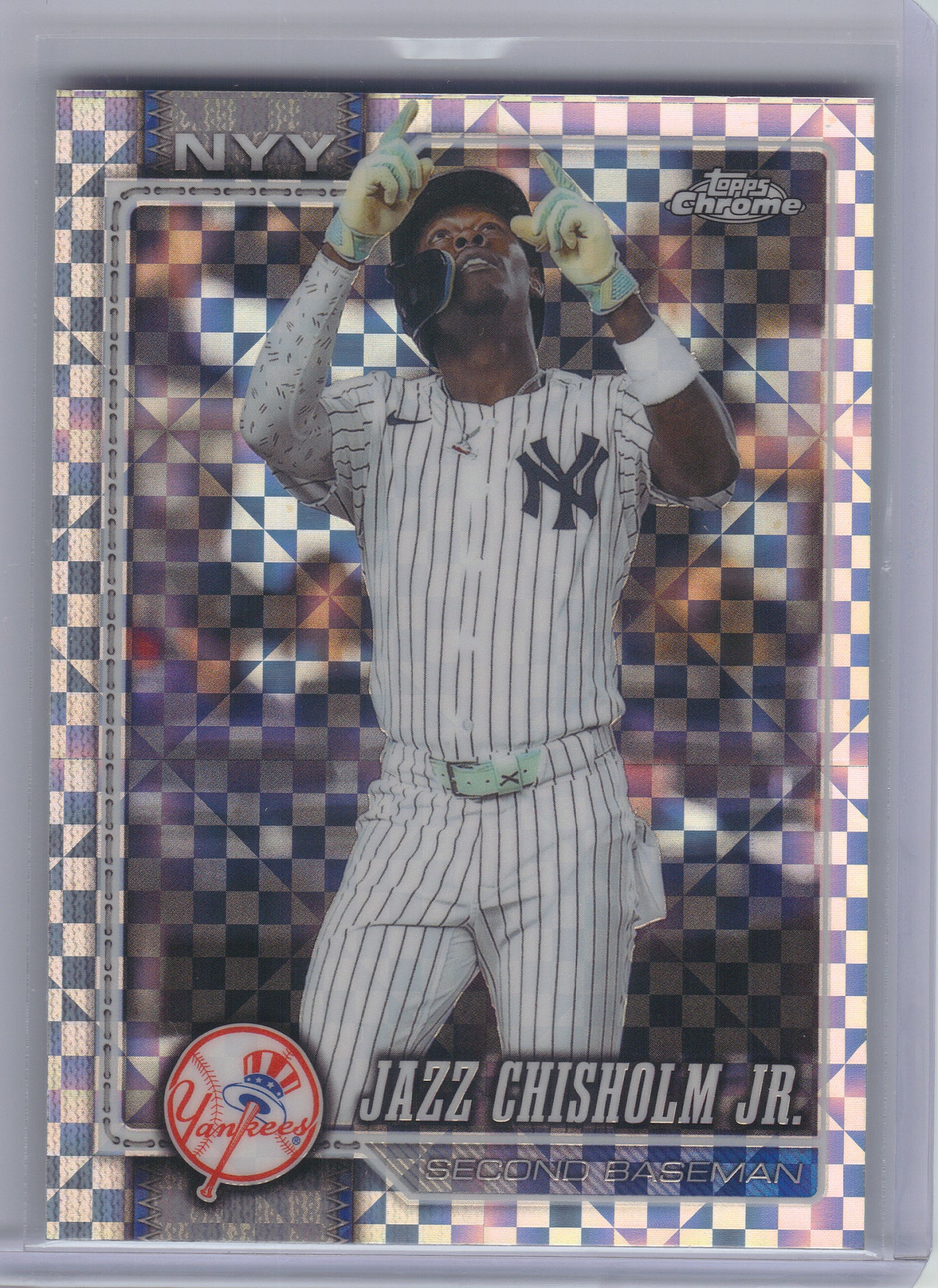 2026 Topps Chrome #61 Jazz Chisholm Jr. X-Fractors New York Yankees