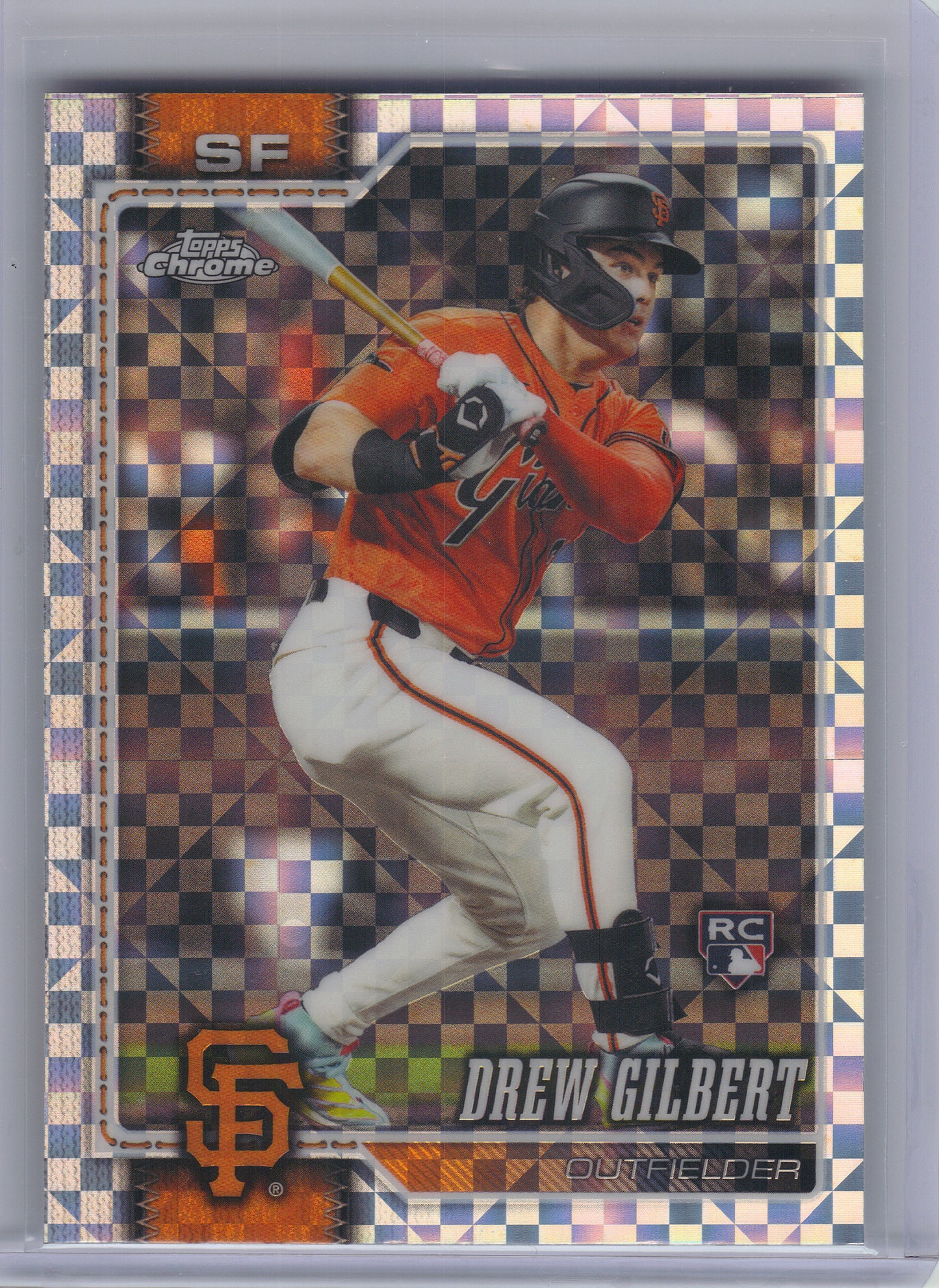 2026 Topps Chrome #126 Drew Gilbert X-Fractors San Francisco Giants RC