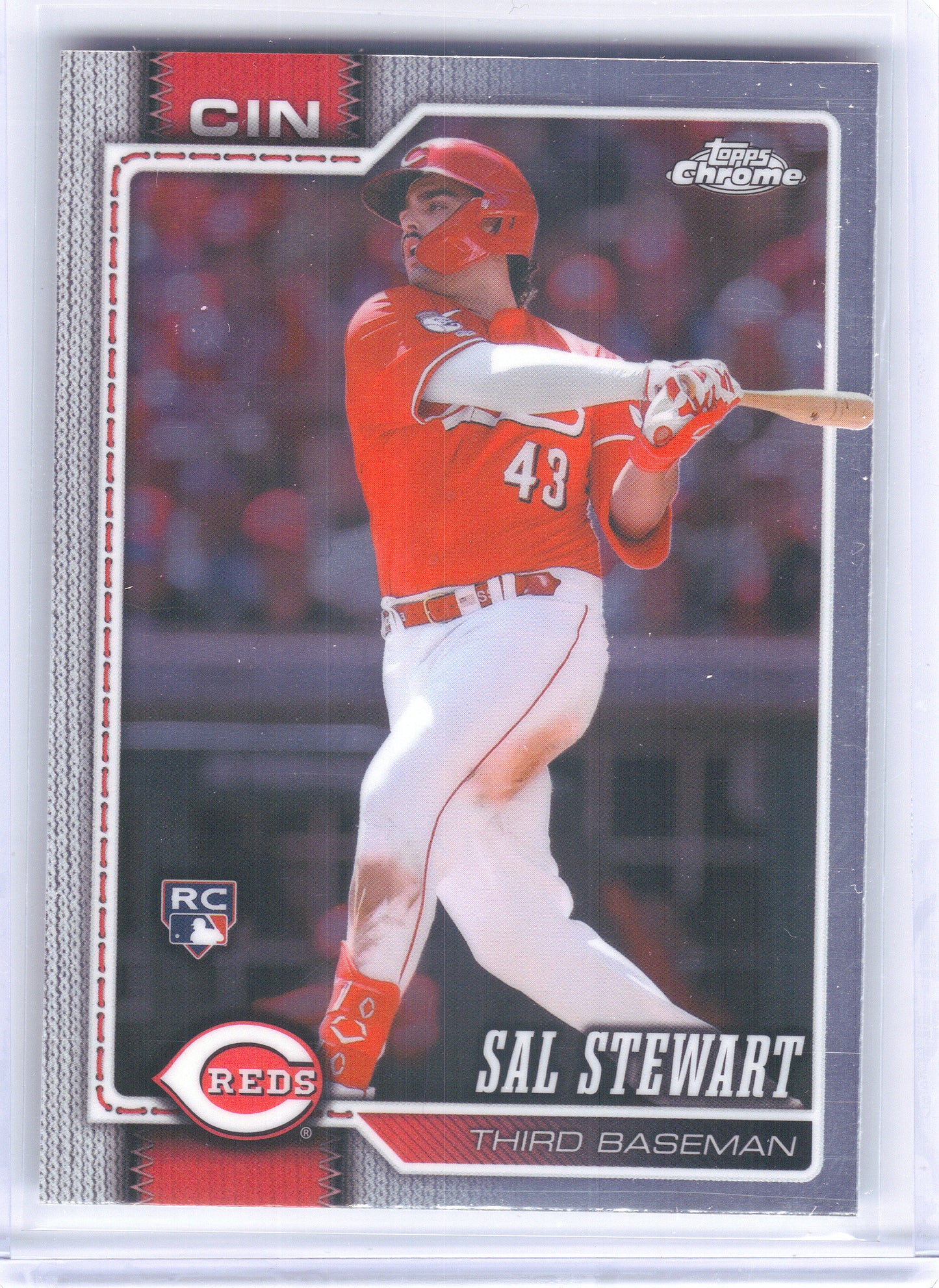 2026 Topps Chrome #6 Sal Stewart Cincinnati Reds RC
