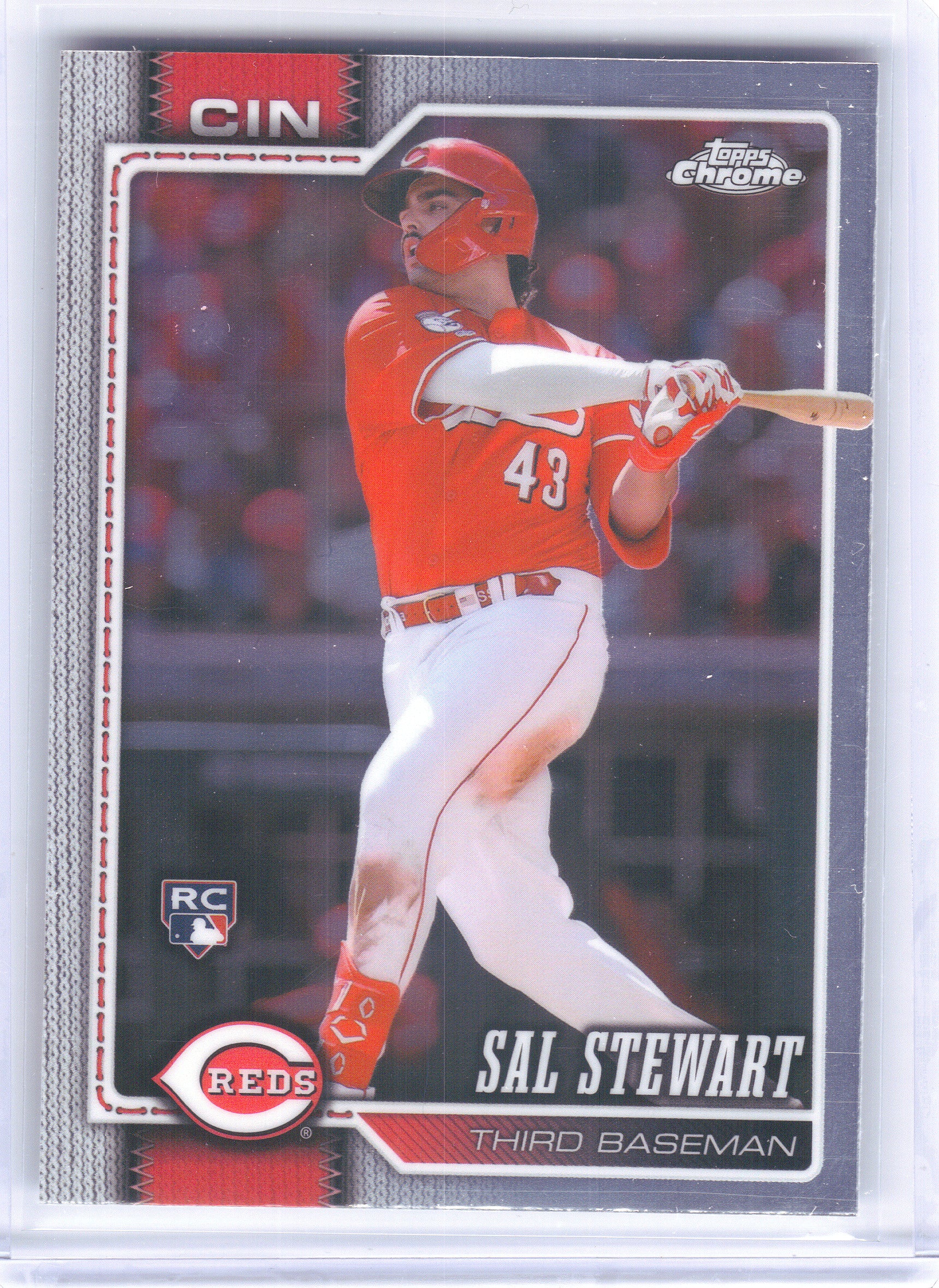 2026 Topps Chrome #6 Sal Stewart Cincinnati Reds RC