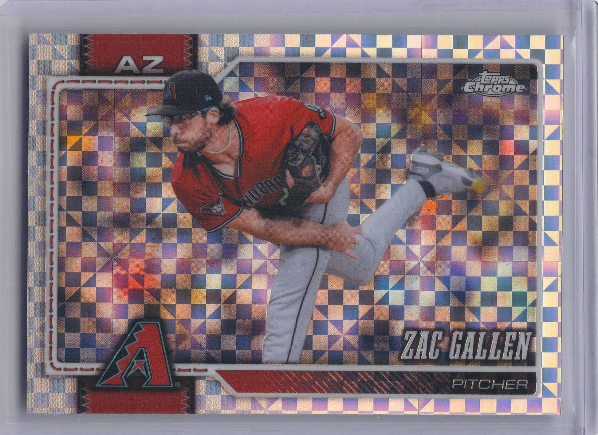 2026 Topps Chrome #158 Zac Gallen X-Fractors Arizona Diamondbacks