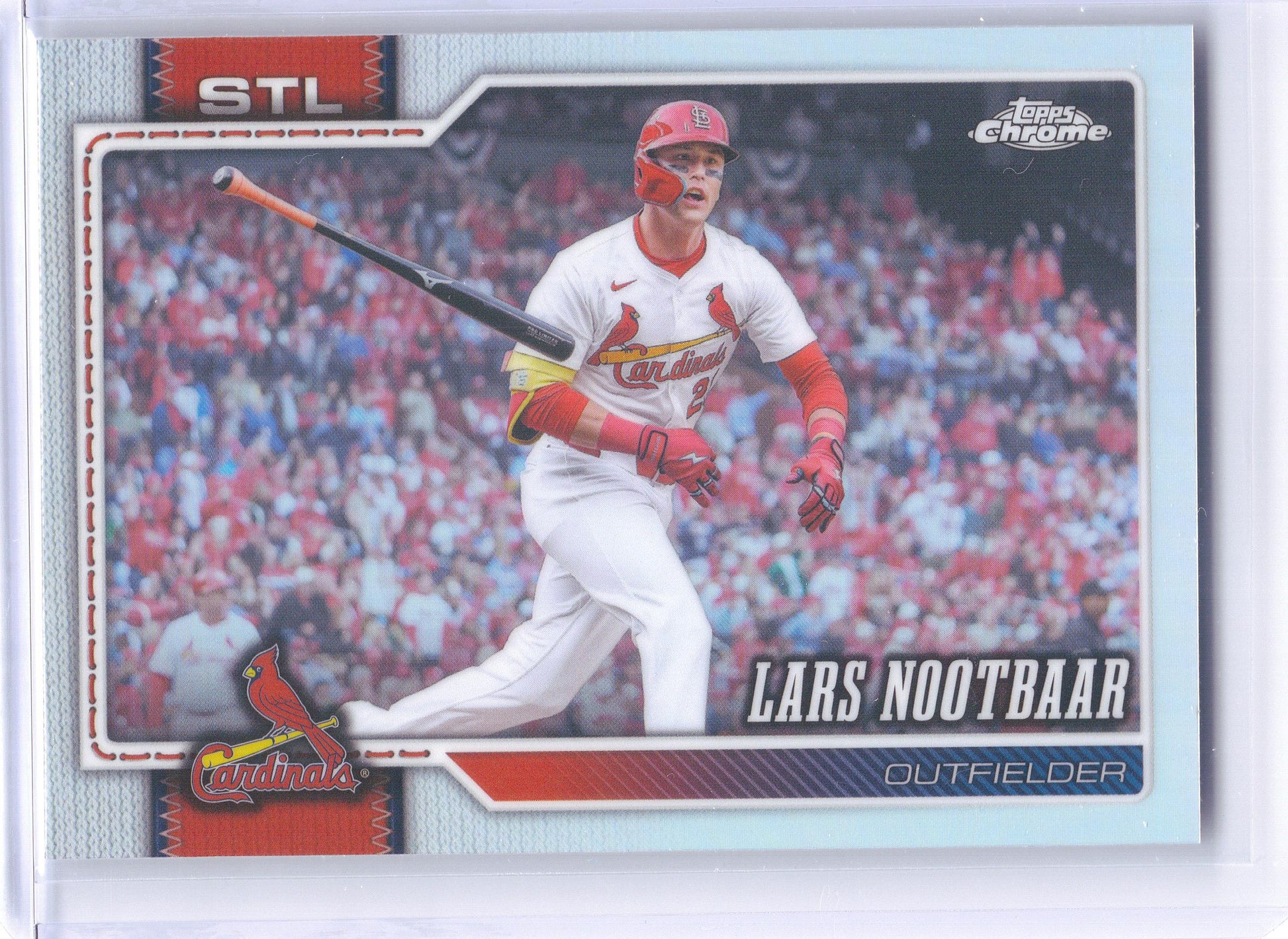 2026 Topps Chrome #292 Lars Nootbaar Refractors St. Louis Cardinals