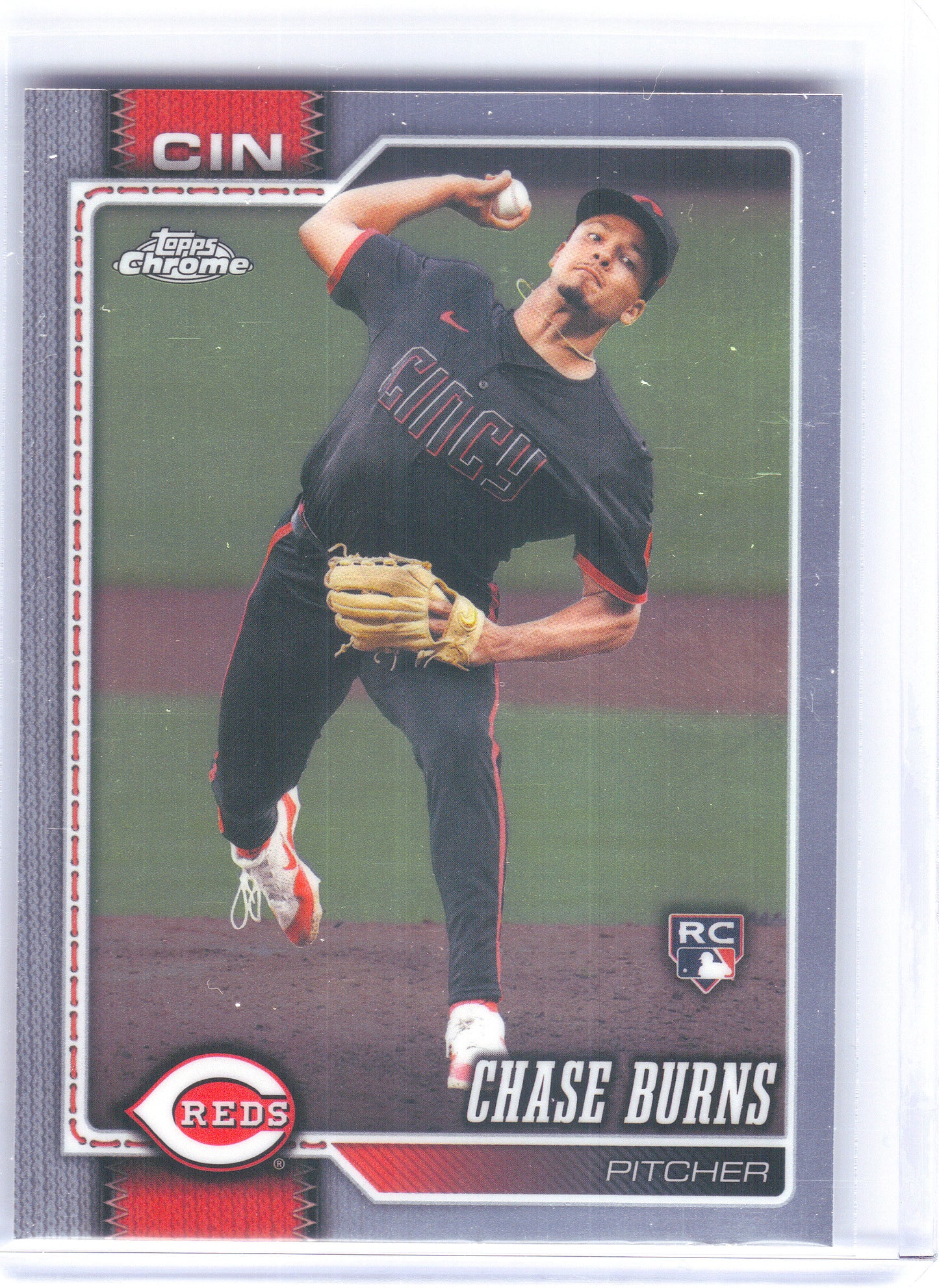 2026 Topps Chrome #134 Chase Burns Cincinnati Reds RC