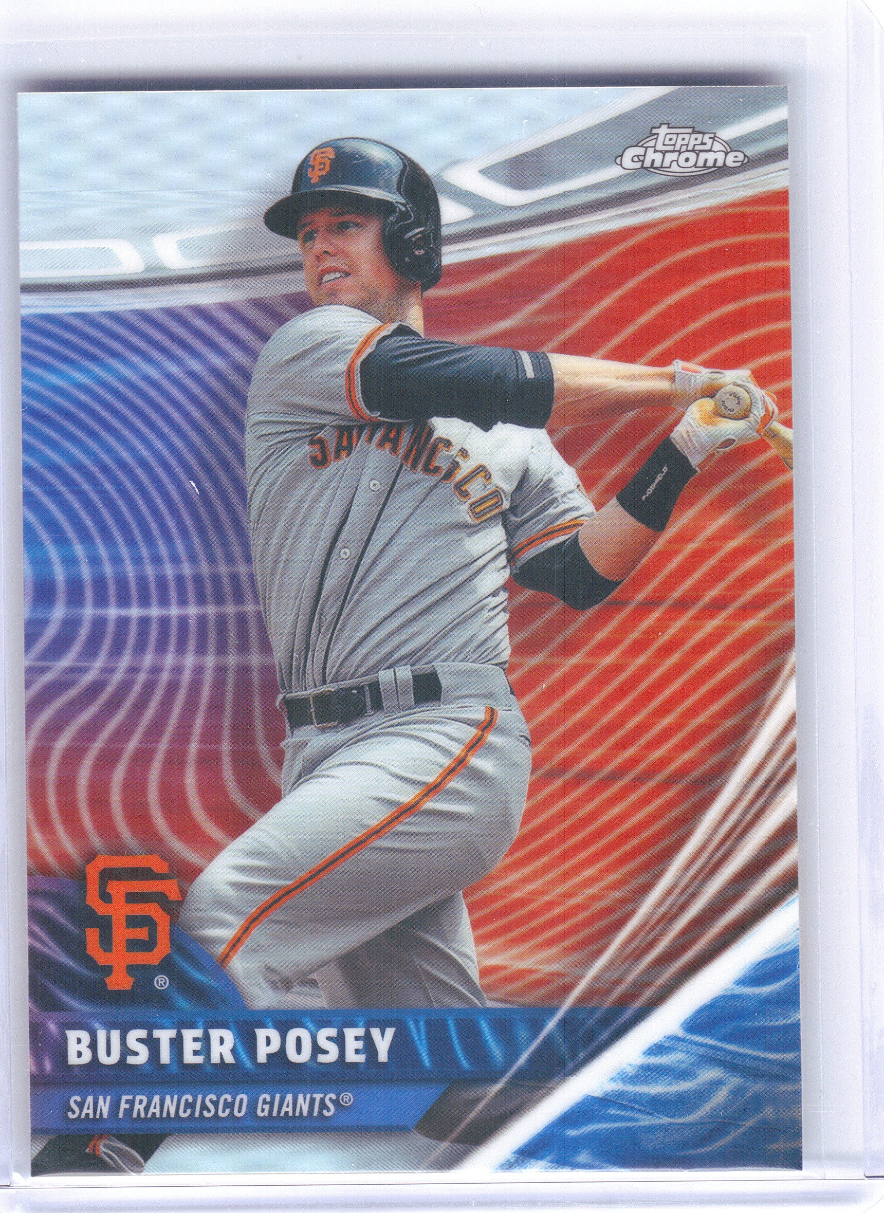 2026 Topps Chrome #RVA-17 Buster Posey Chrome Rivals Away San Francisco Giants