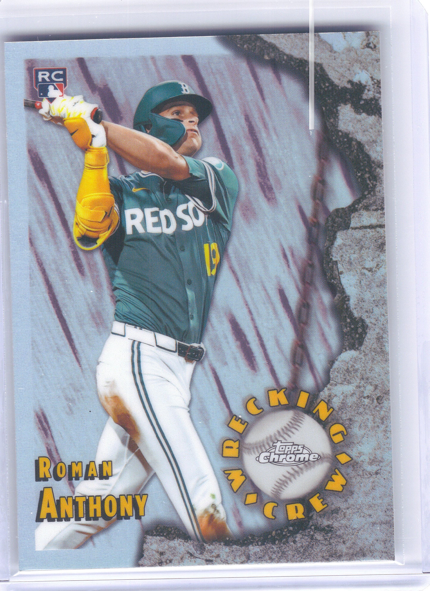 2026 Topps Chrome #WC-25 Roman Anthony Wrecking Crew Boston Red Sox
