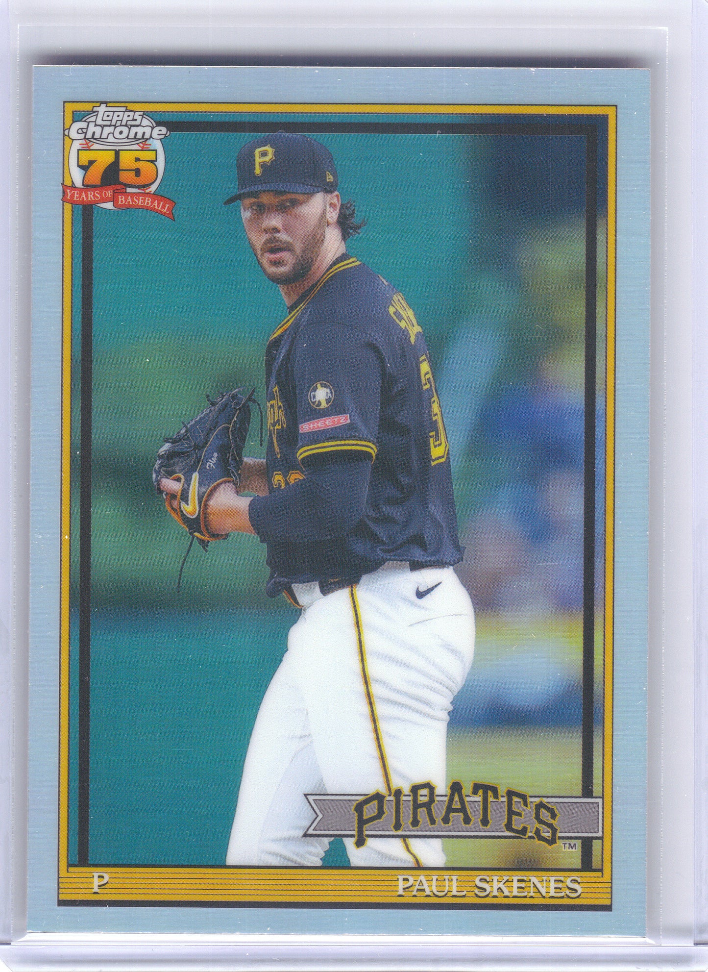 2026 Topps Chrome #91CB-15 Paul Skenes 1991 Topps Baseball 35th Anniversary Pittsburgh Pirates