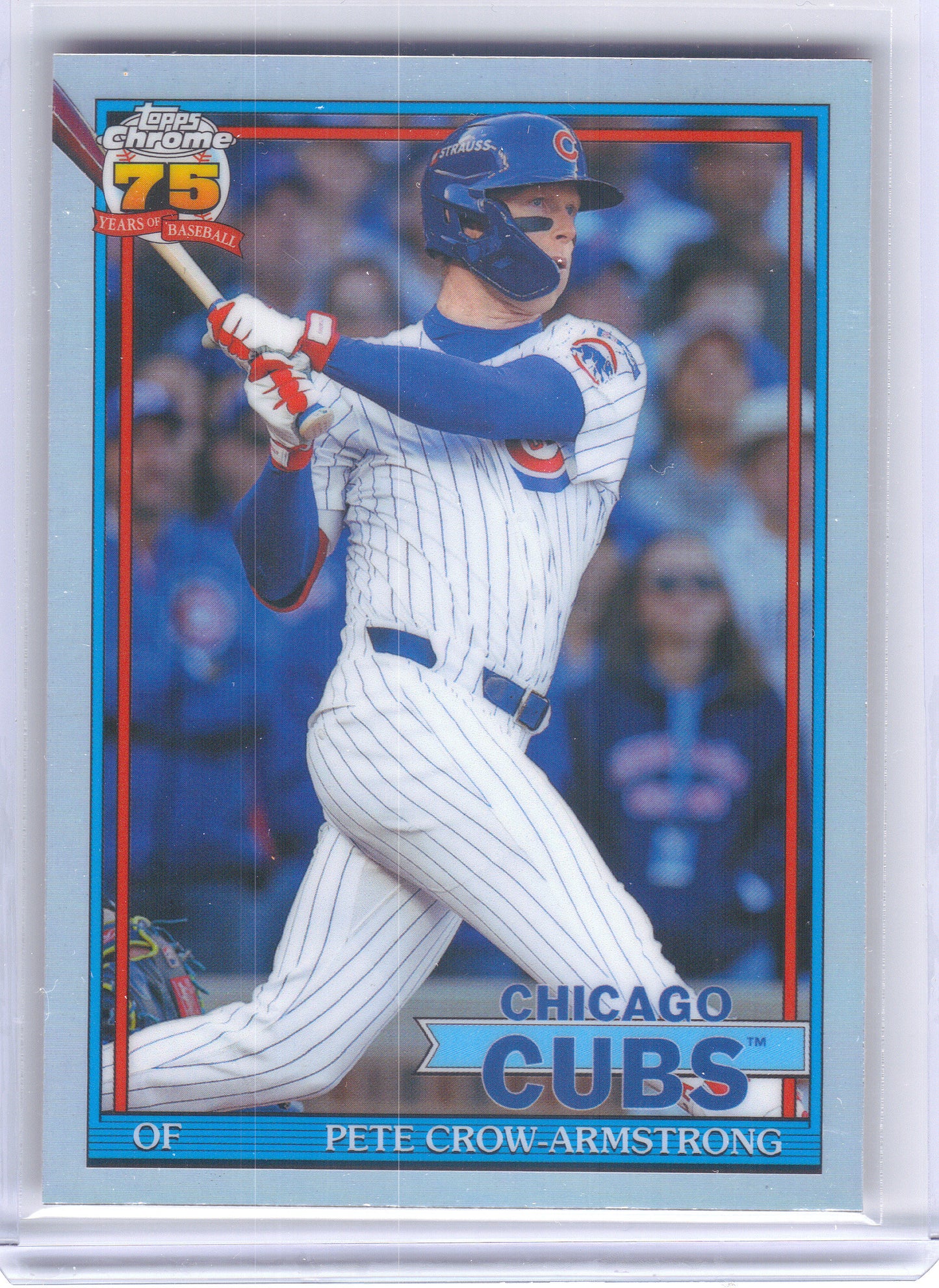 2026 Topps Chrome #91CB-14 Pete Crow-Armstrong 1991 Topps Baseball 35th Anniversary Chicago Cubs