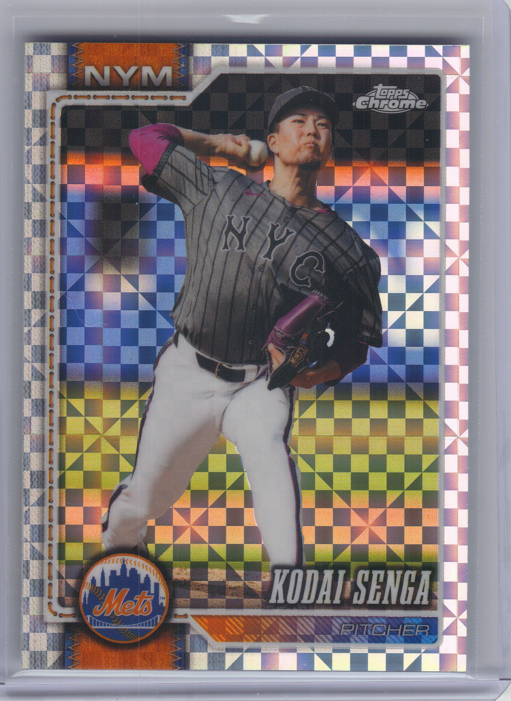 2026 Topps Chrome #138 Kodai Senga X-Fractors New York Mets