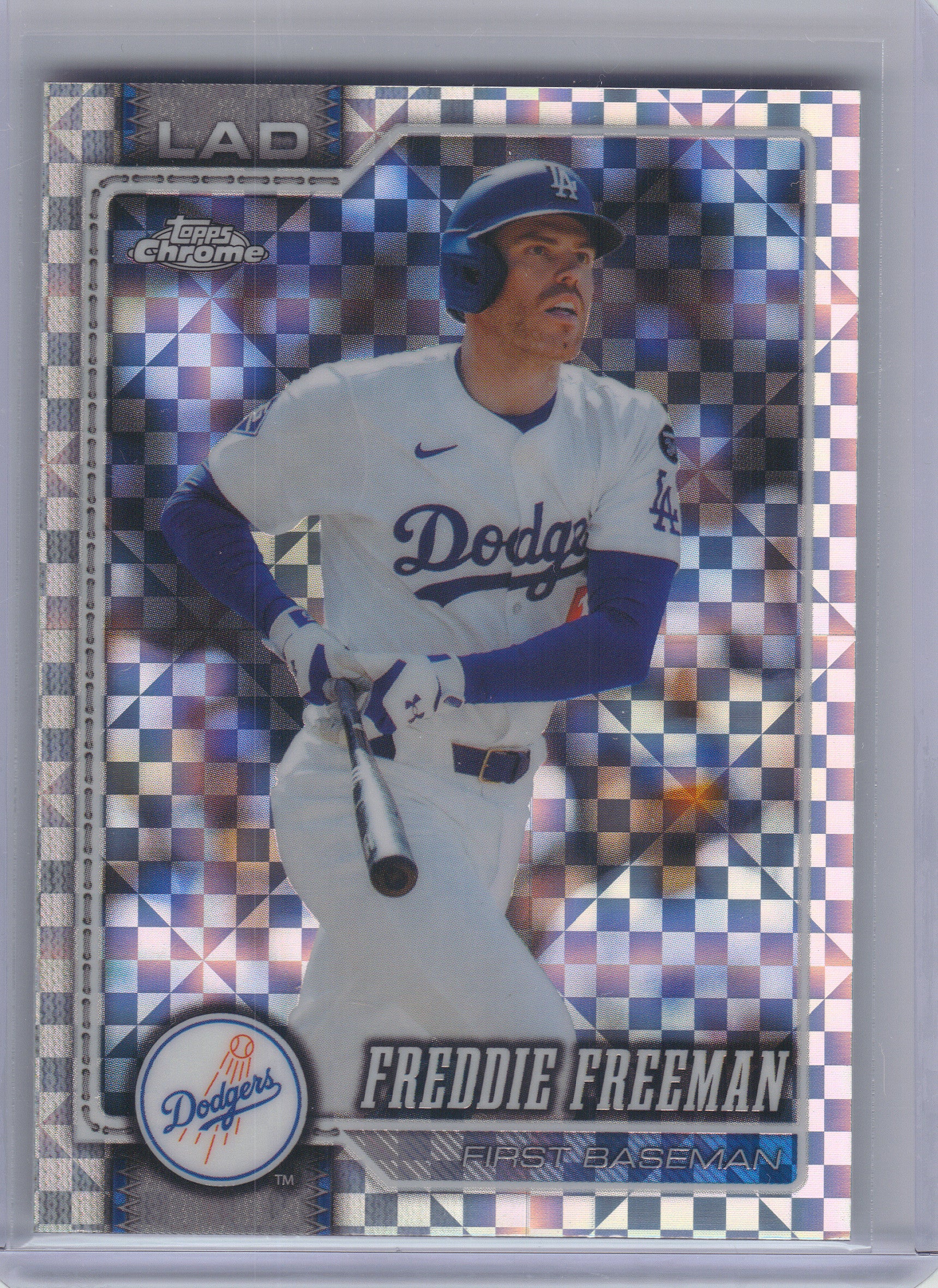 2026 Topps Chrome #159 Freddie Freeman X-Fractors Los Angeles Dodgers