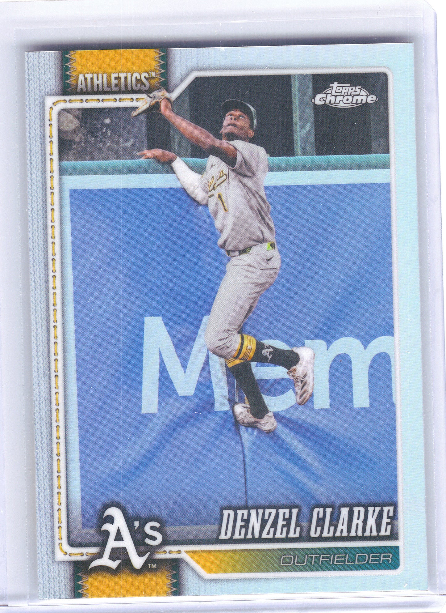 2026 Topps Chrome #246 Denzel Clarke Refractors Athletics