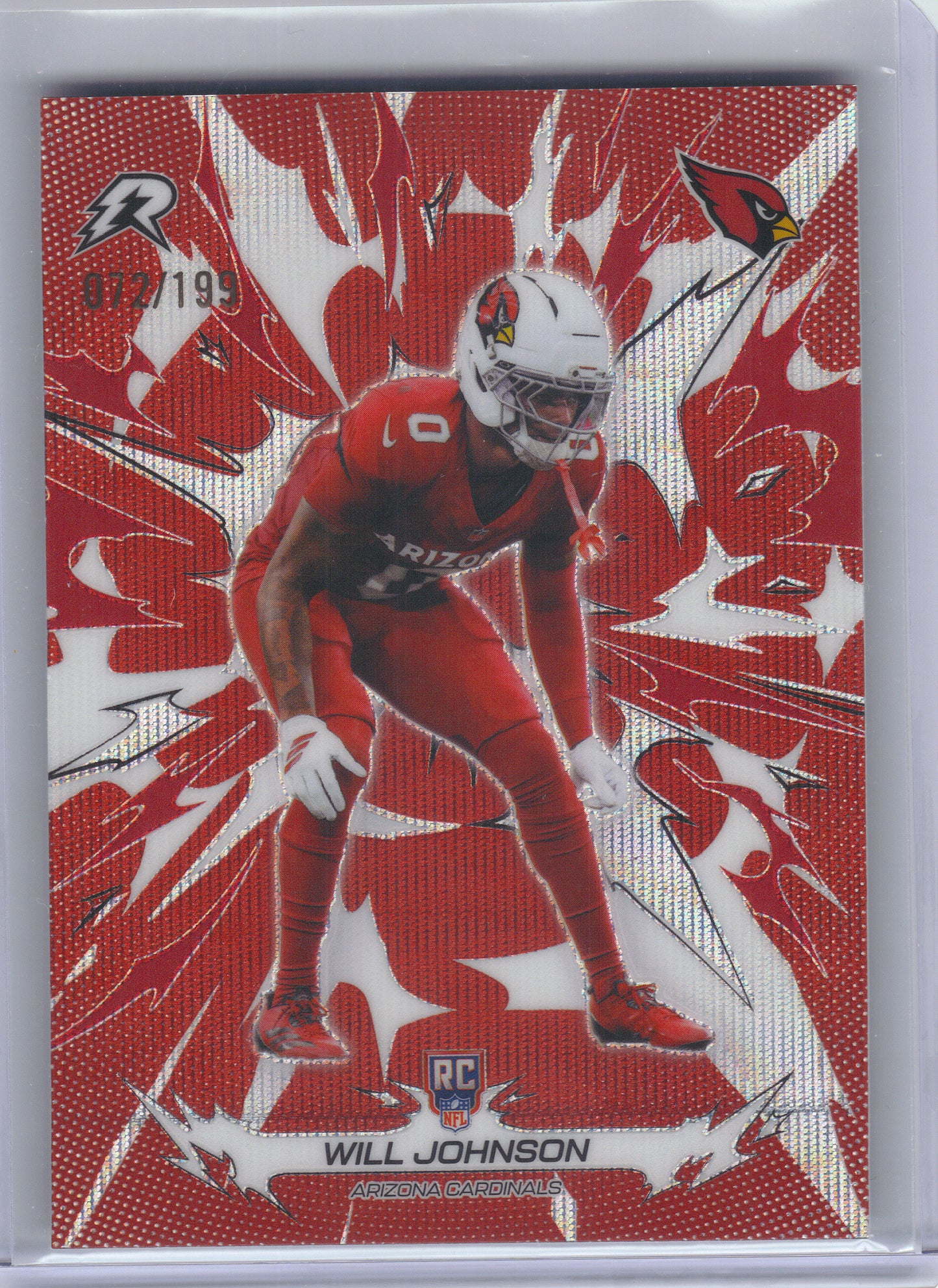 2025 Topps Resurgence #124 Mason Graham Crimson Surge Refractor #/199 Cleveland Browns SN