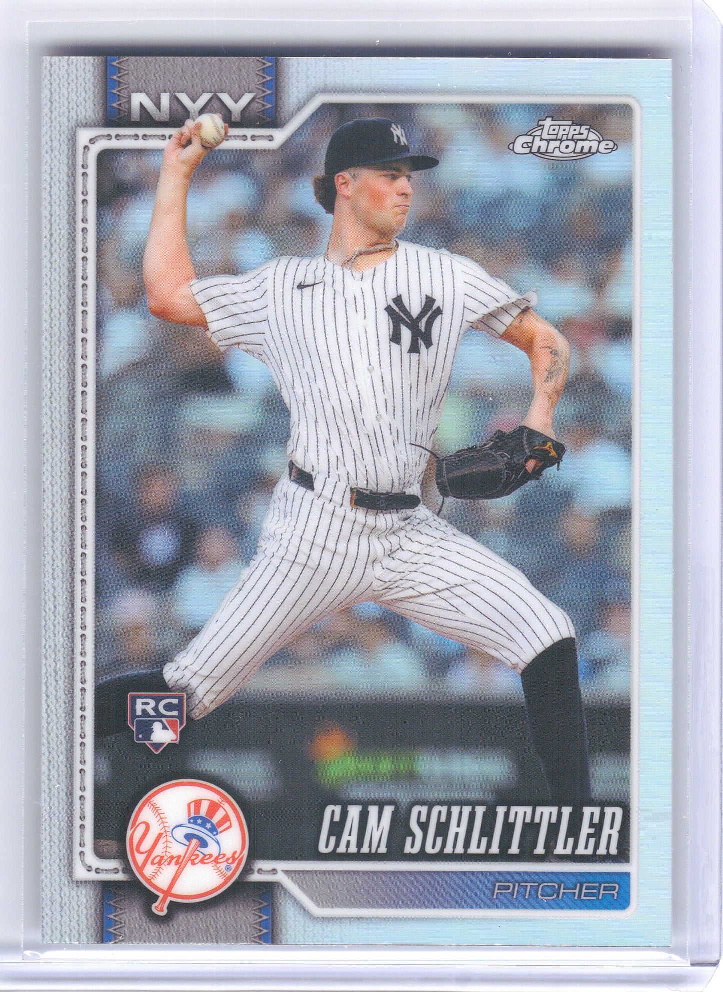 2026 Topps Chrome #262 Cam Schlittler Refractors New York Yankees RC