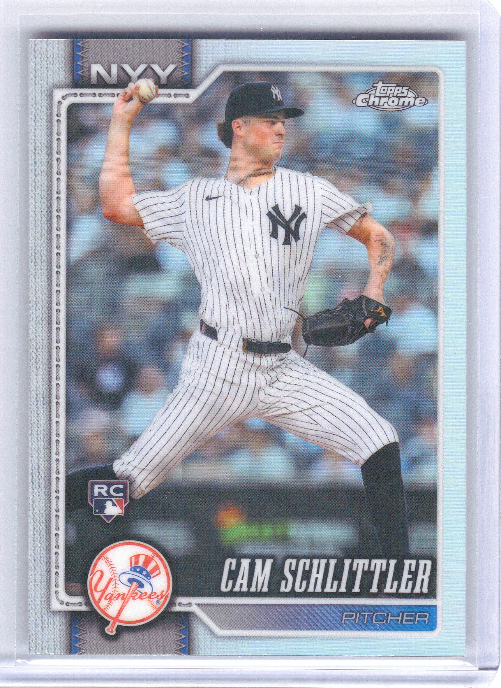 2026 Topps Chrome #262 Cam Schlittler Refractors New York Yankees RC