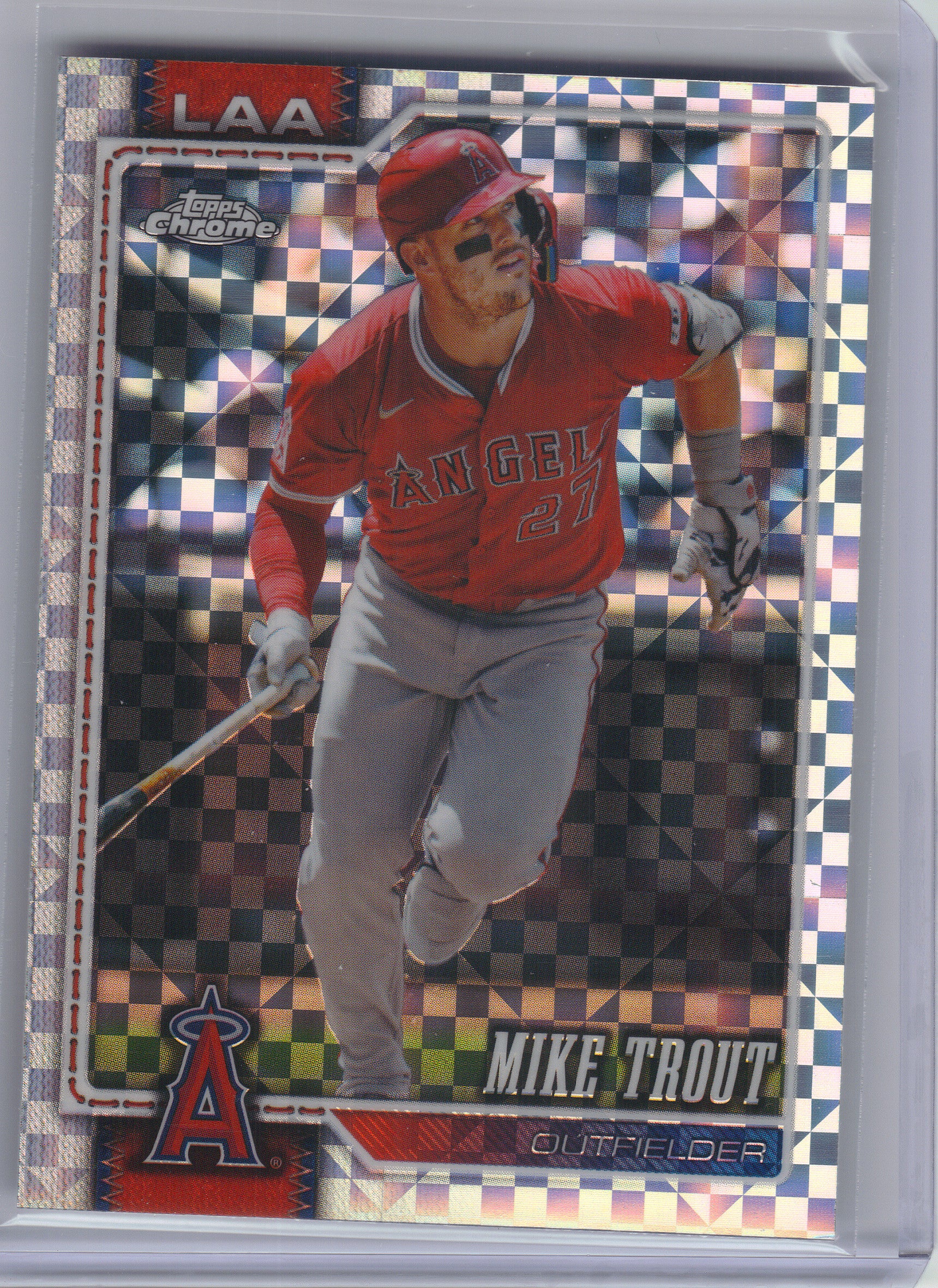 2026 Topps Chrome #200 Mike Trout X-Fractors Los Angeles Angels
