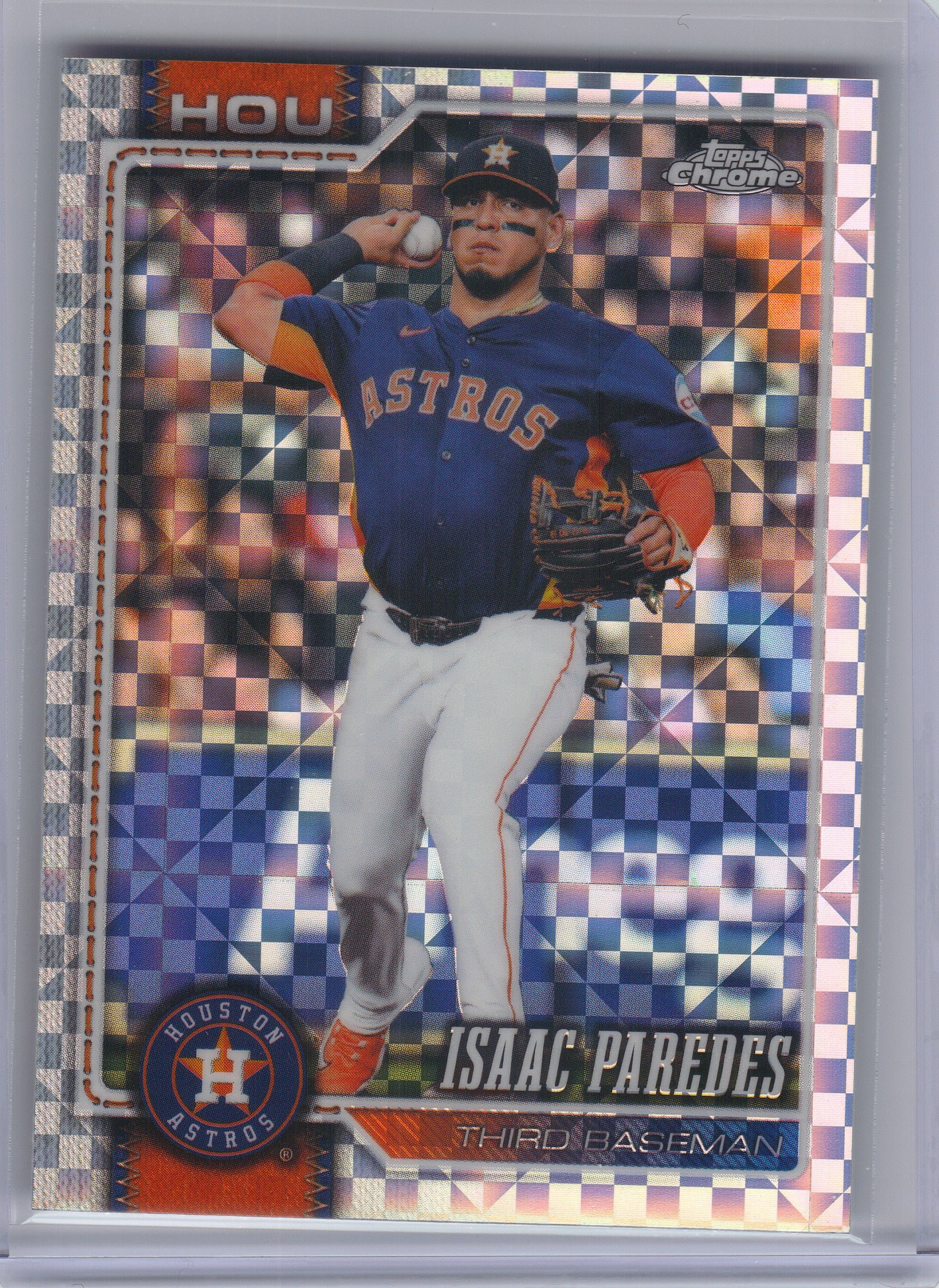 2026 Topps Chrome #32 Isaac Paredes X-Fractors Houston Astros
