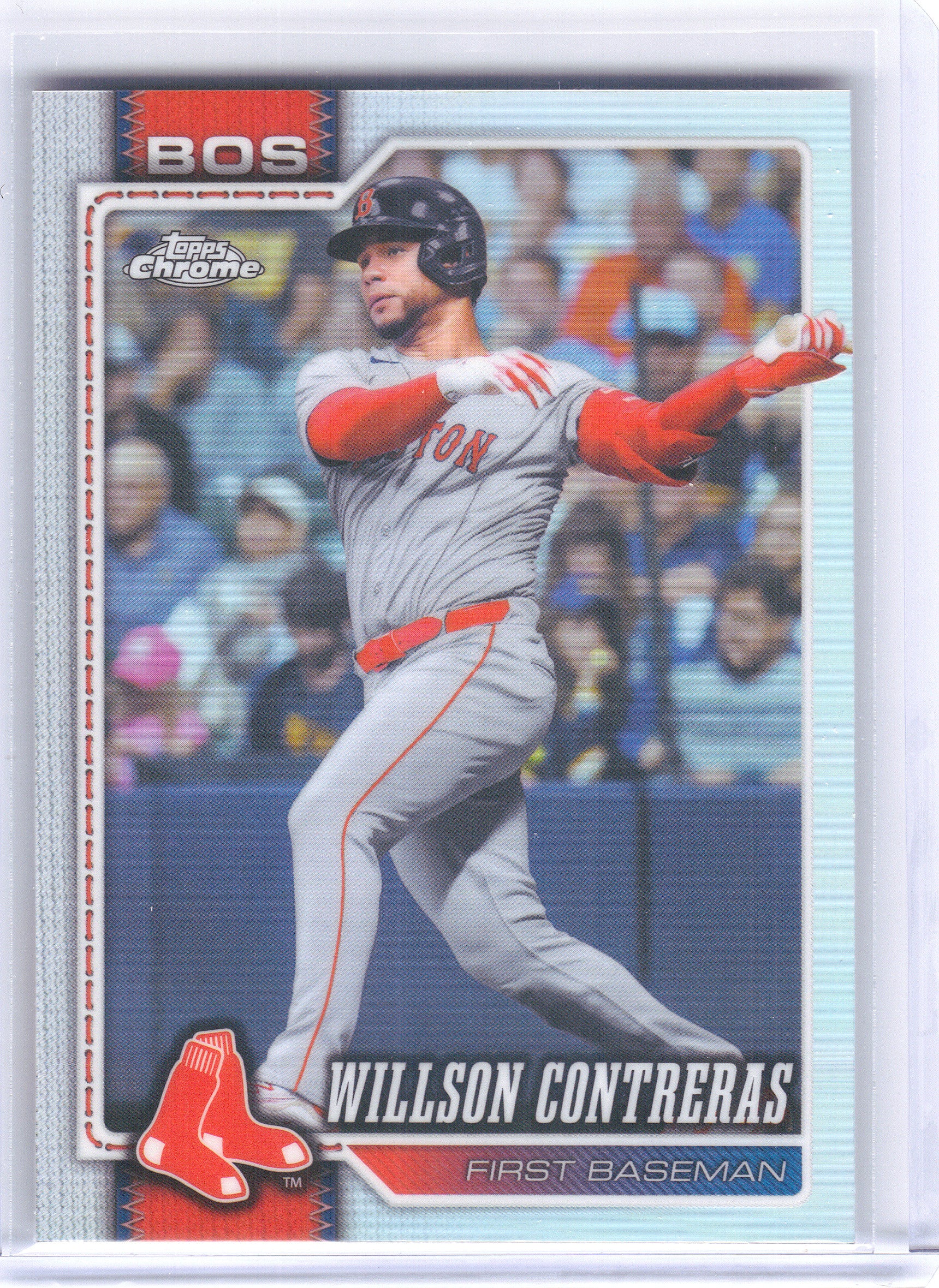2026 Topps Chrome #280 Willson Contreras Refractors Boston Red Sox