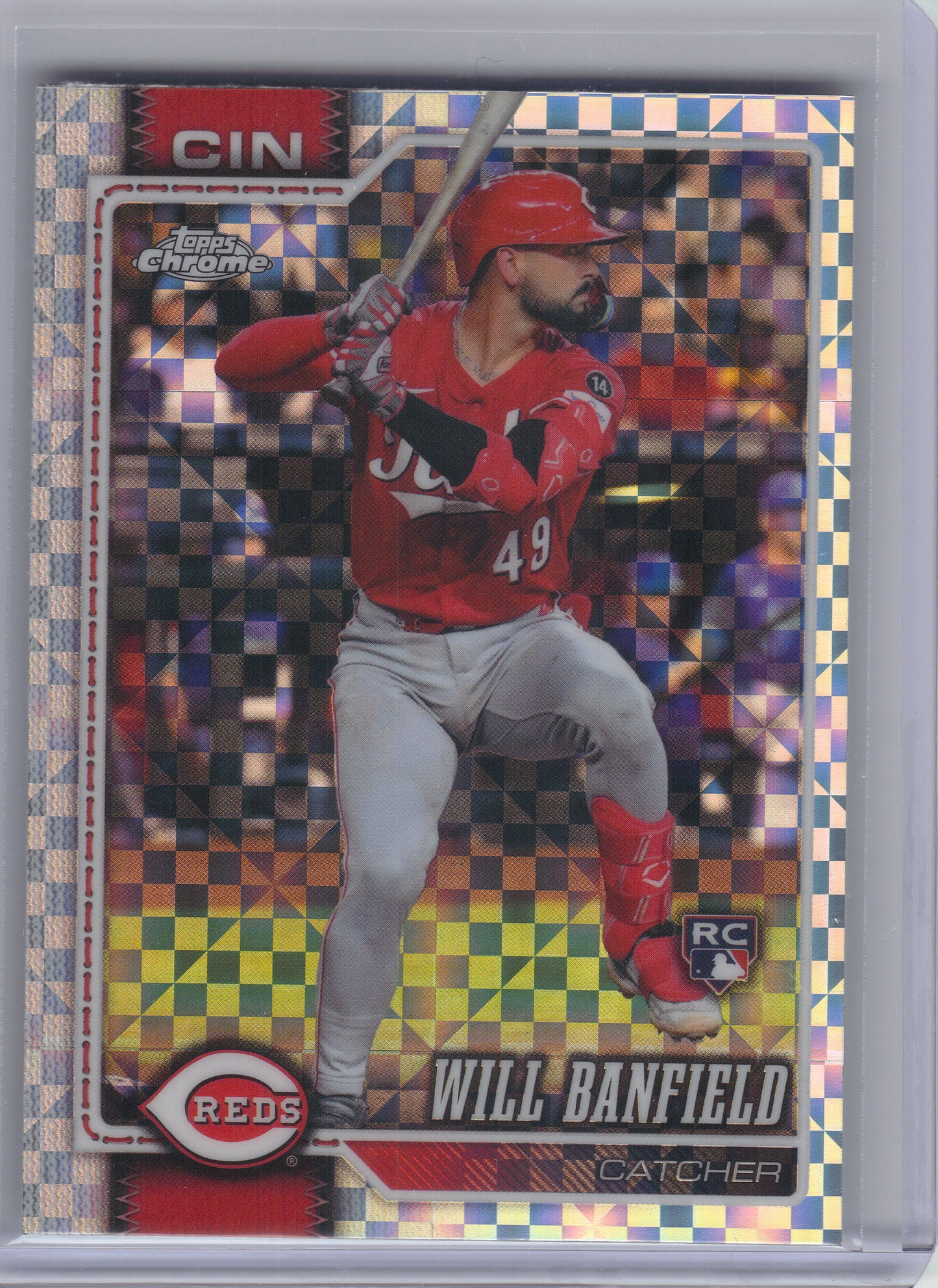 2026 Topps Chrome #167 Will Banfield X-Fractors Cincinnati Reds RC
