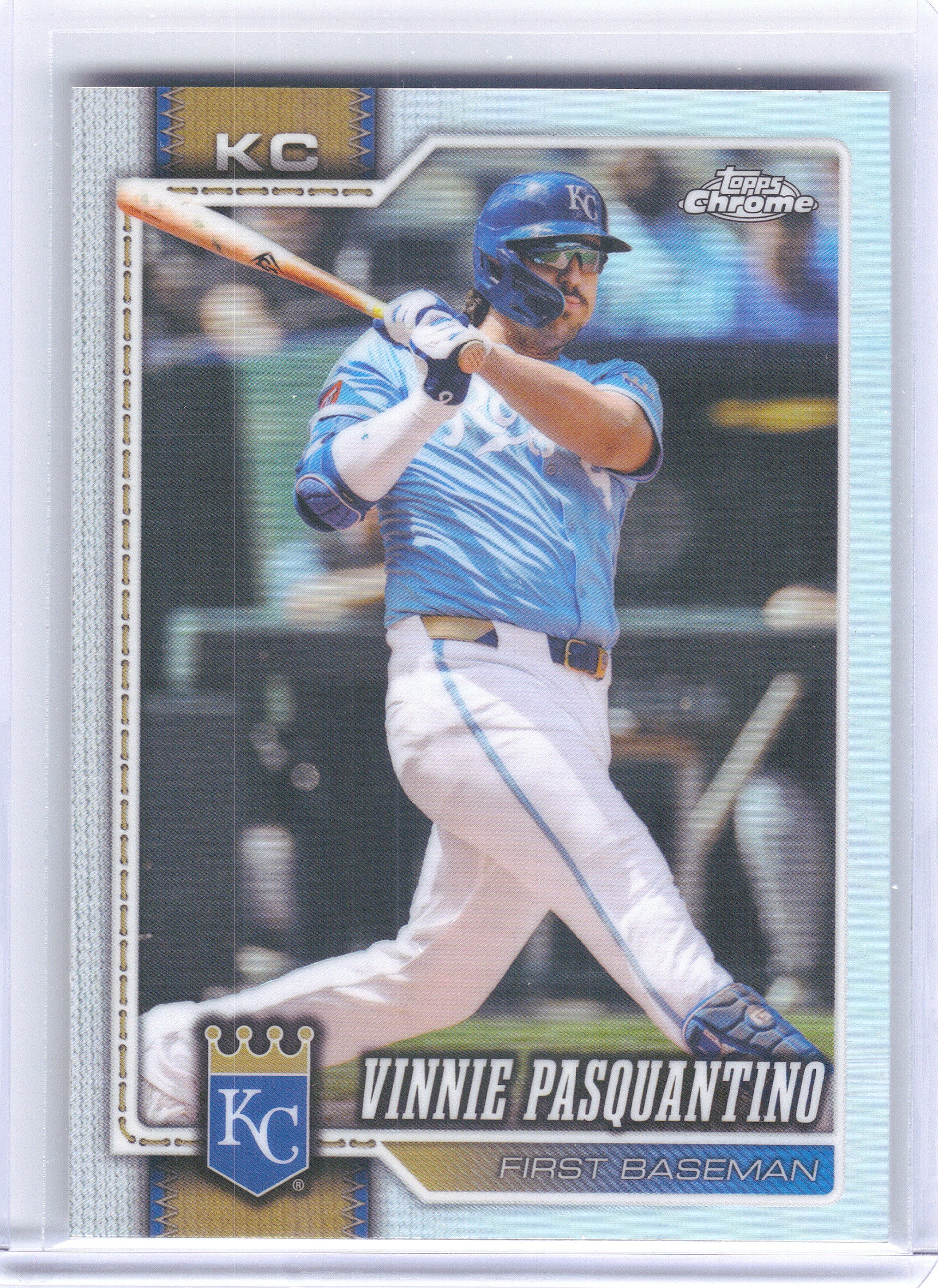 2026 Topps Chrome #162 Vinnie Pasquantino Refractors Kansas City Royals