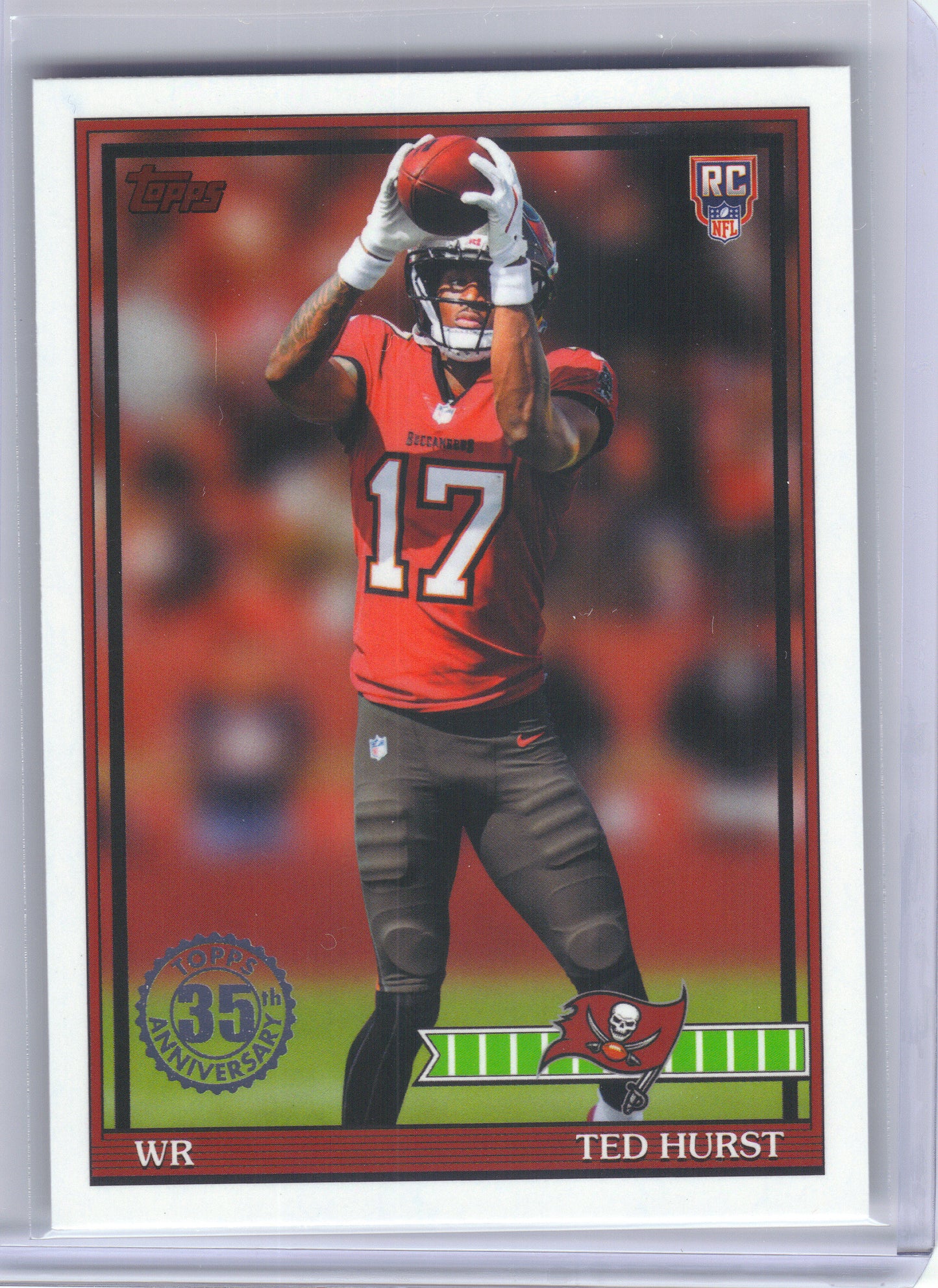 2026 Topps Flagship #91TR-35 Ted Hurst 1991 Topps Flagship Football Rookies Tampa Bay Buccaneers