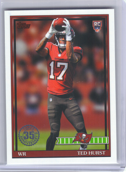 2026 Topps Flagship #91TR-35 Ted Hurst 1991 Topps Flagship Football Rookies Tampa Bay Buccaneers