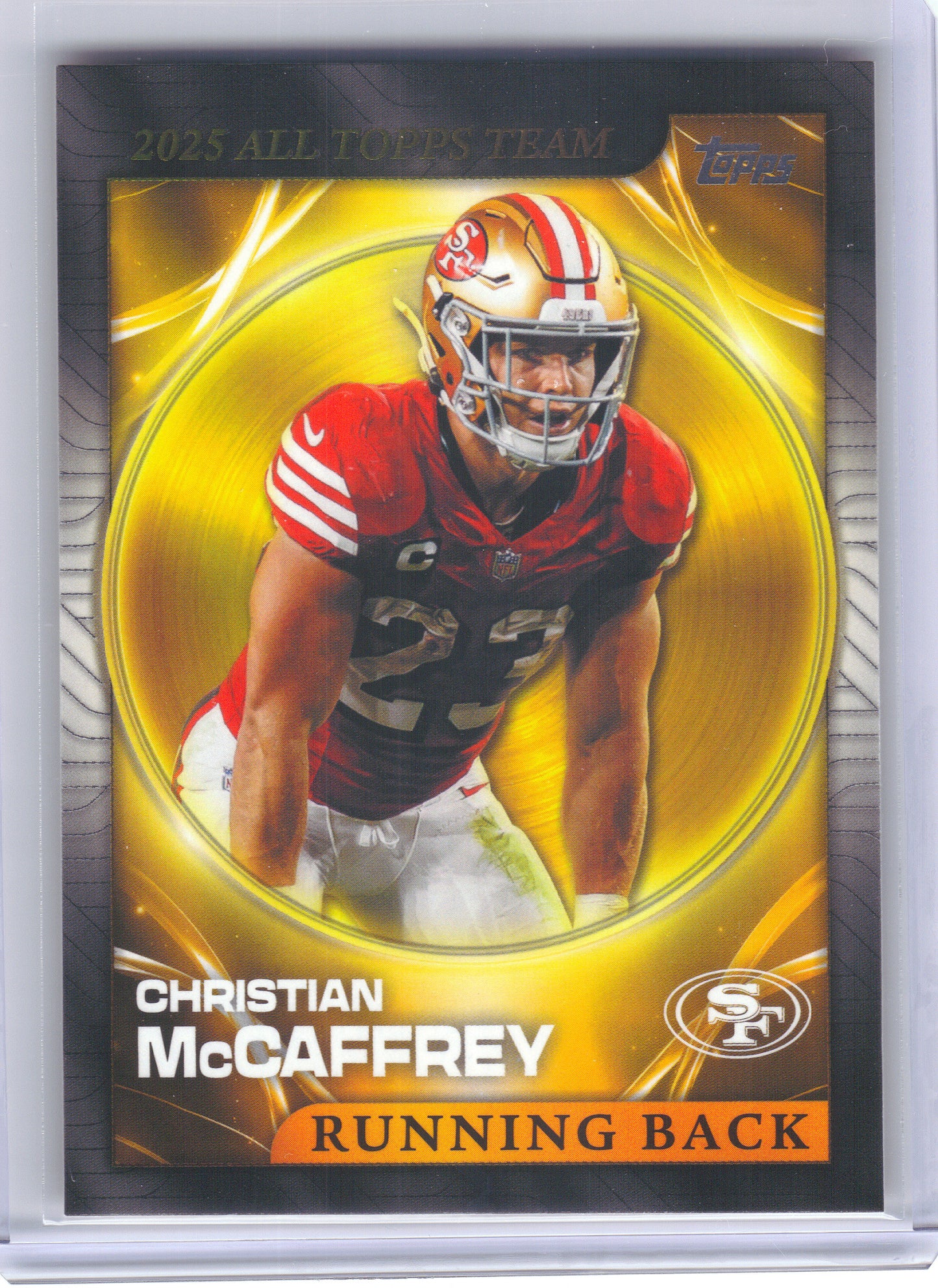 2026 Topps Flagship #25ATT-5 Christian McCaffrey 2025 All Topps Flagship Team San Francisco 49ers