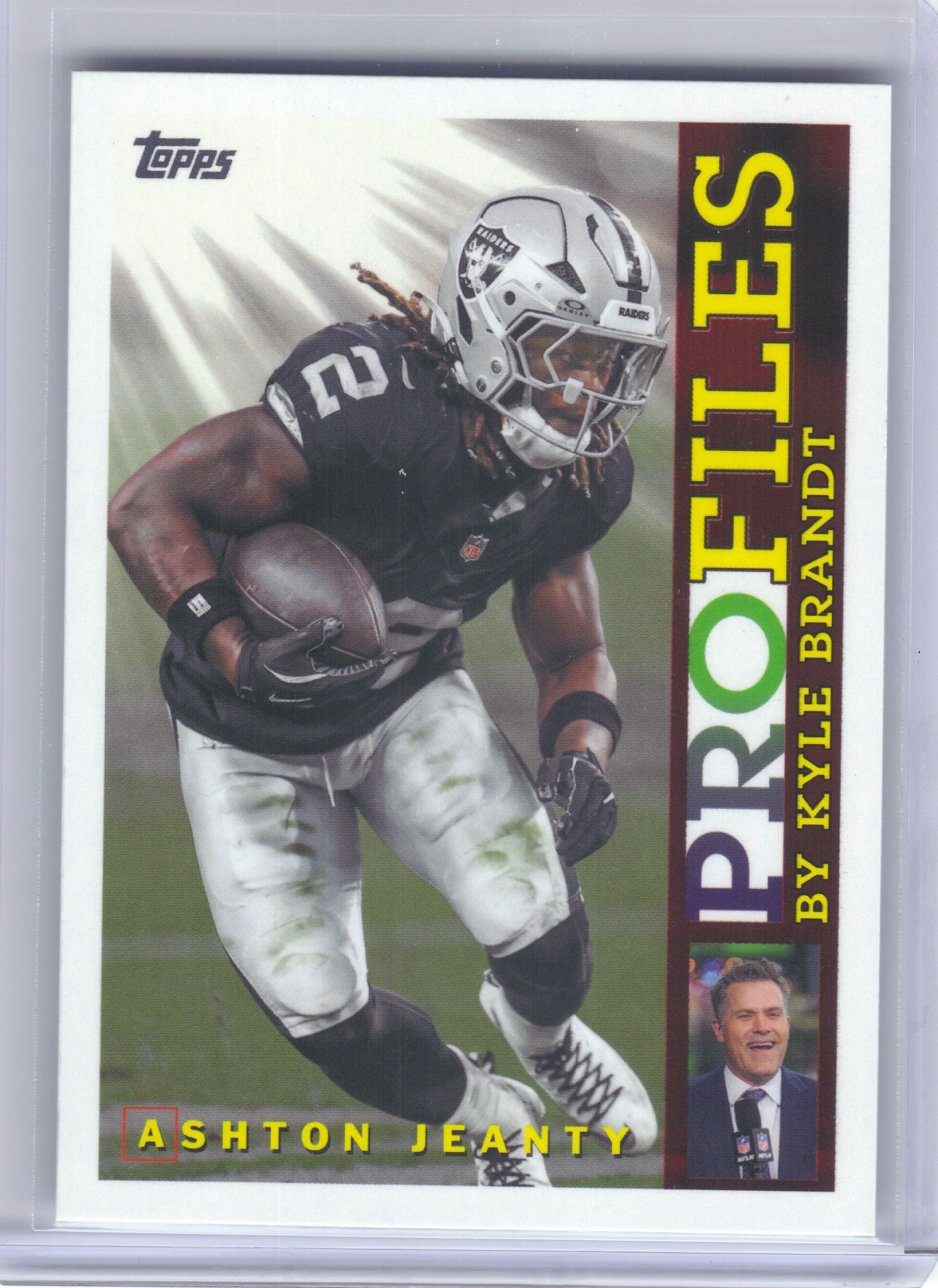2026 Topps Flagship #TP-21 Ashton Jeanty Topps Flagship Profiles Las Vegas Raiders