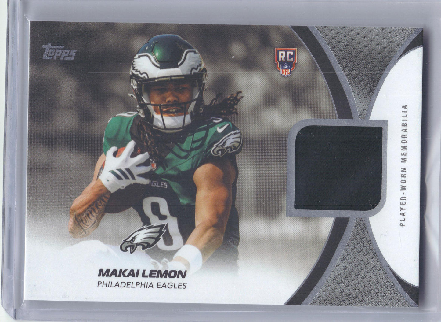 2026 Topps Flagship #RMC-ML Makai Lemon NFL Rookie Materials Philadelphia Eagles MEM