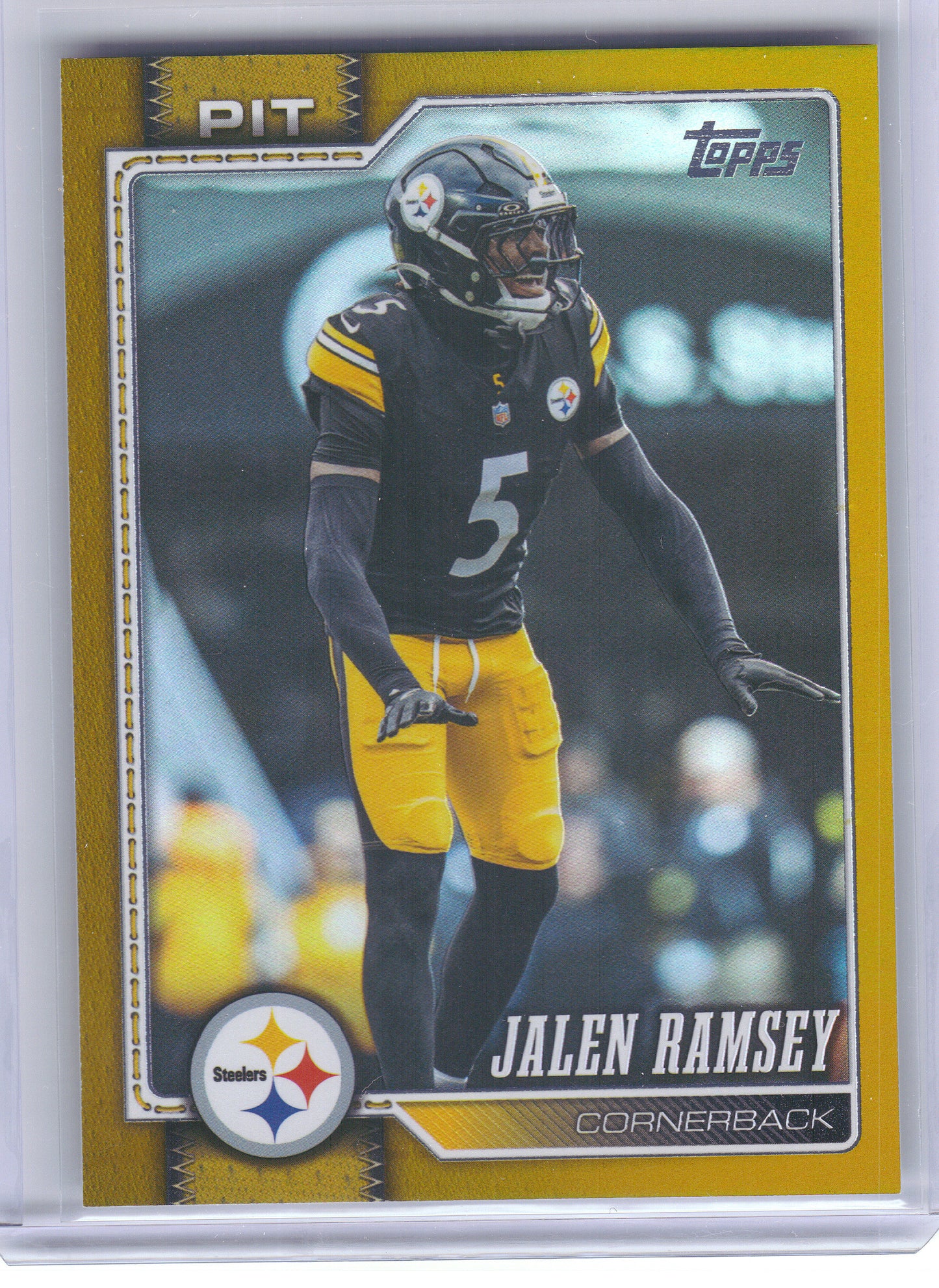 2026 Topps Flagship #172 Jalen Ramsey True Gold /50 Green Bay Packers